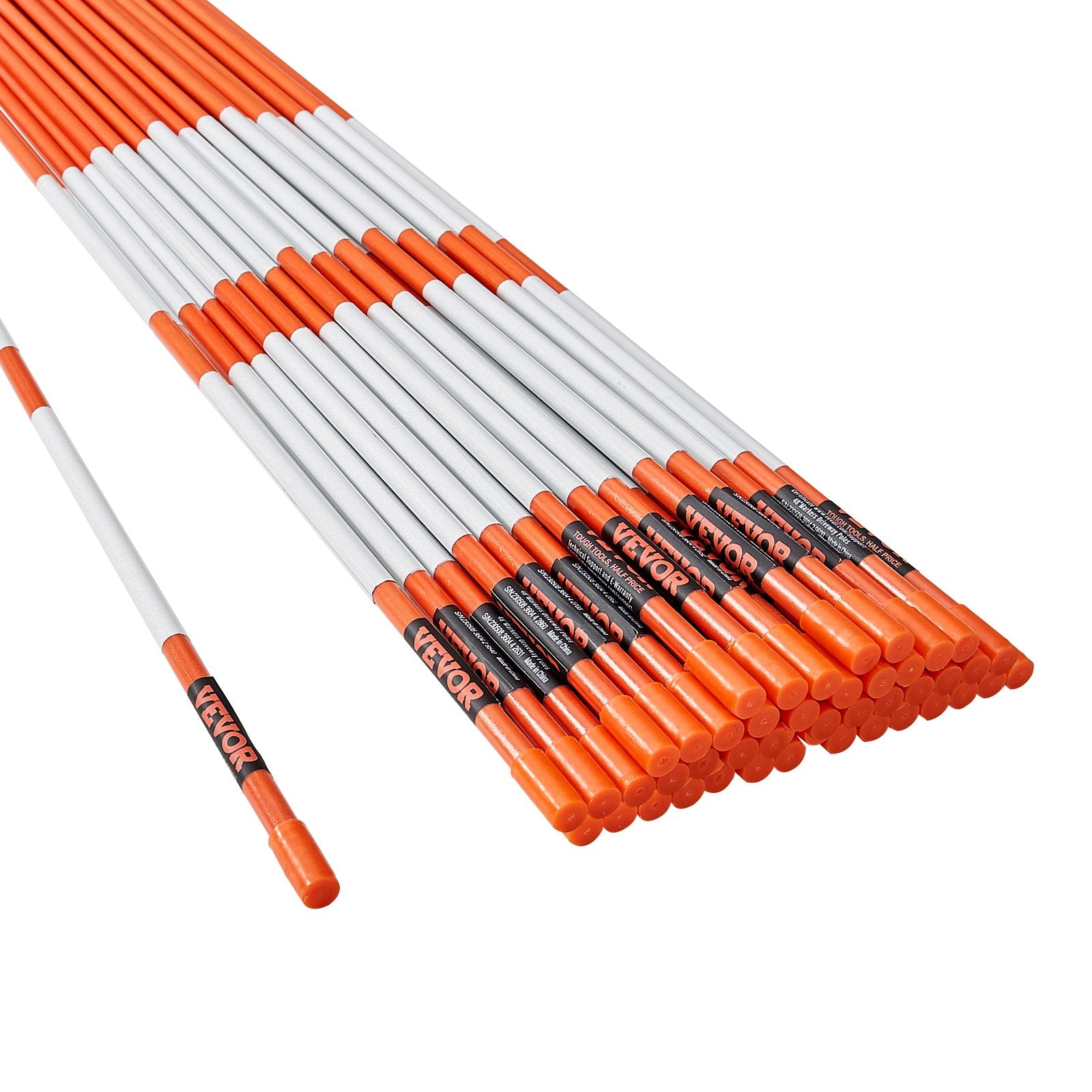 Kelio žymekliai VEVOR HX102, 50 vnt., 122 cm