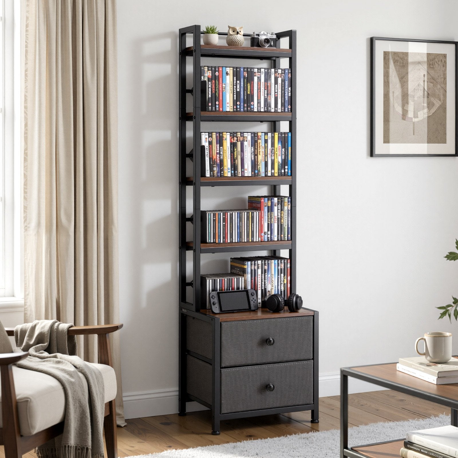 Multimedijos laikymo spinta VEVOR DX0202-C250422S-01, 143,5 cm aukščio