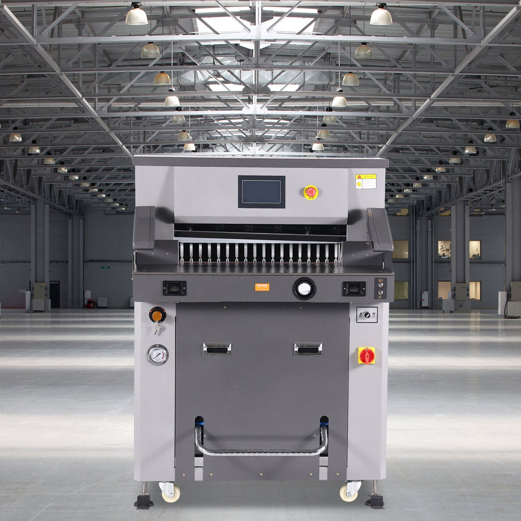Elektrinė hidraulinė popieriaus pjaustyklė VEVOR H670TV7, 660,4 mm pjovimo plotis