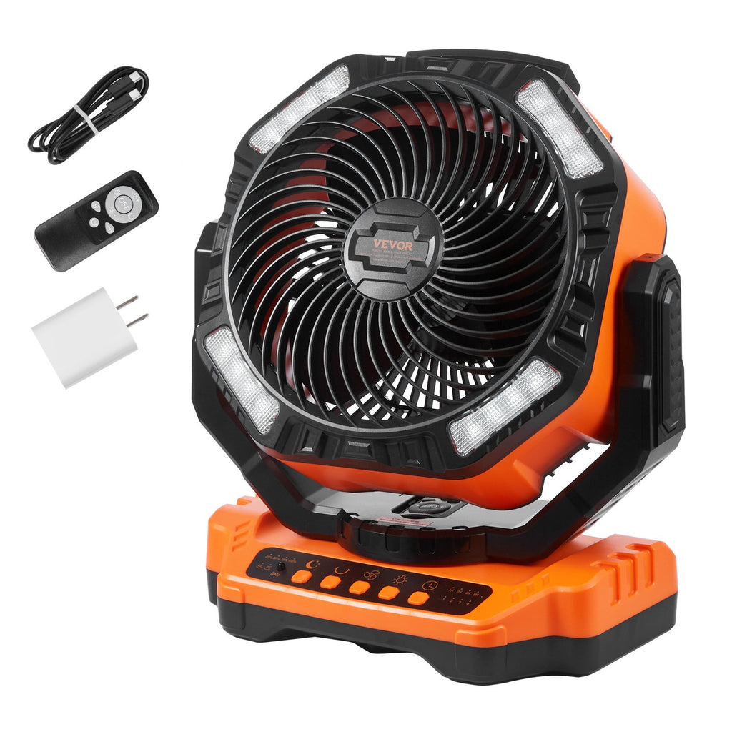 Nešiojamas ventiliatorius VEVOR D13, 40000 mAh