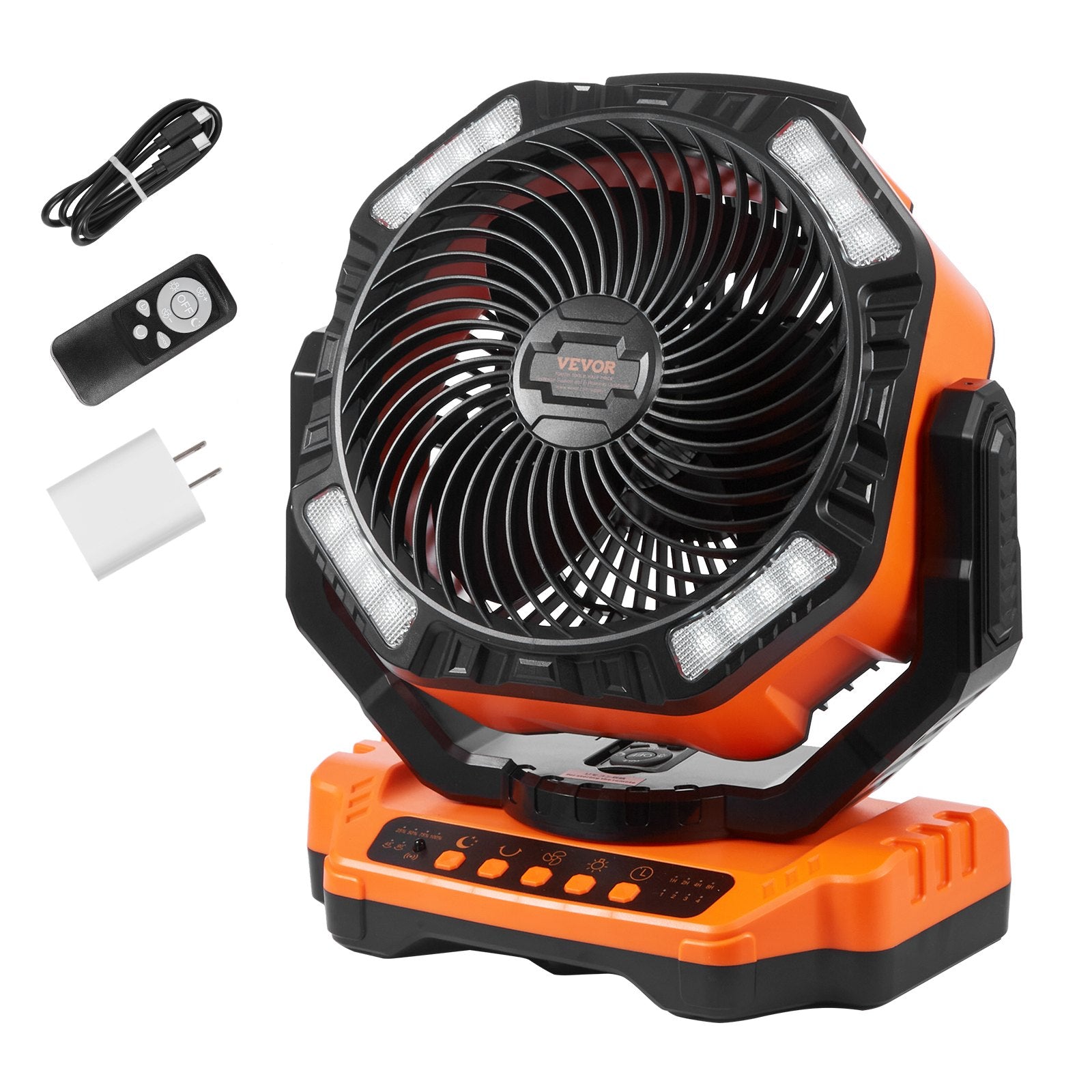 Nešiojamas ventiliatorius VEVOR D13, 40000 mAh