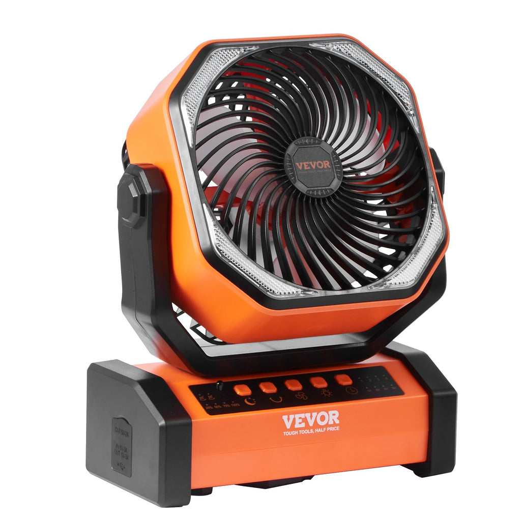 Nešiojamas ventiliatorius VEVOR D12, 20000 mAh