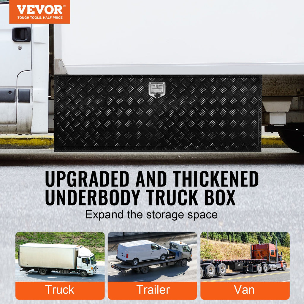 Įrankių dėžė po kėbulu VEVOR TB17-11B, 1524 x 610 x 610 mm