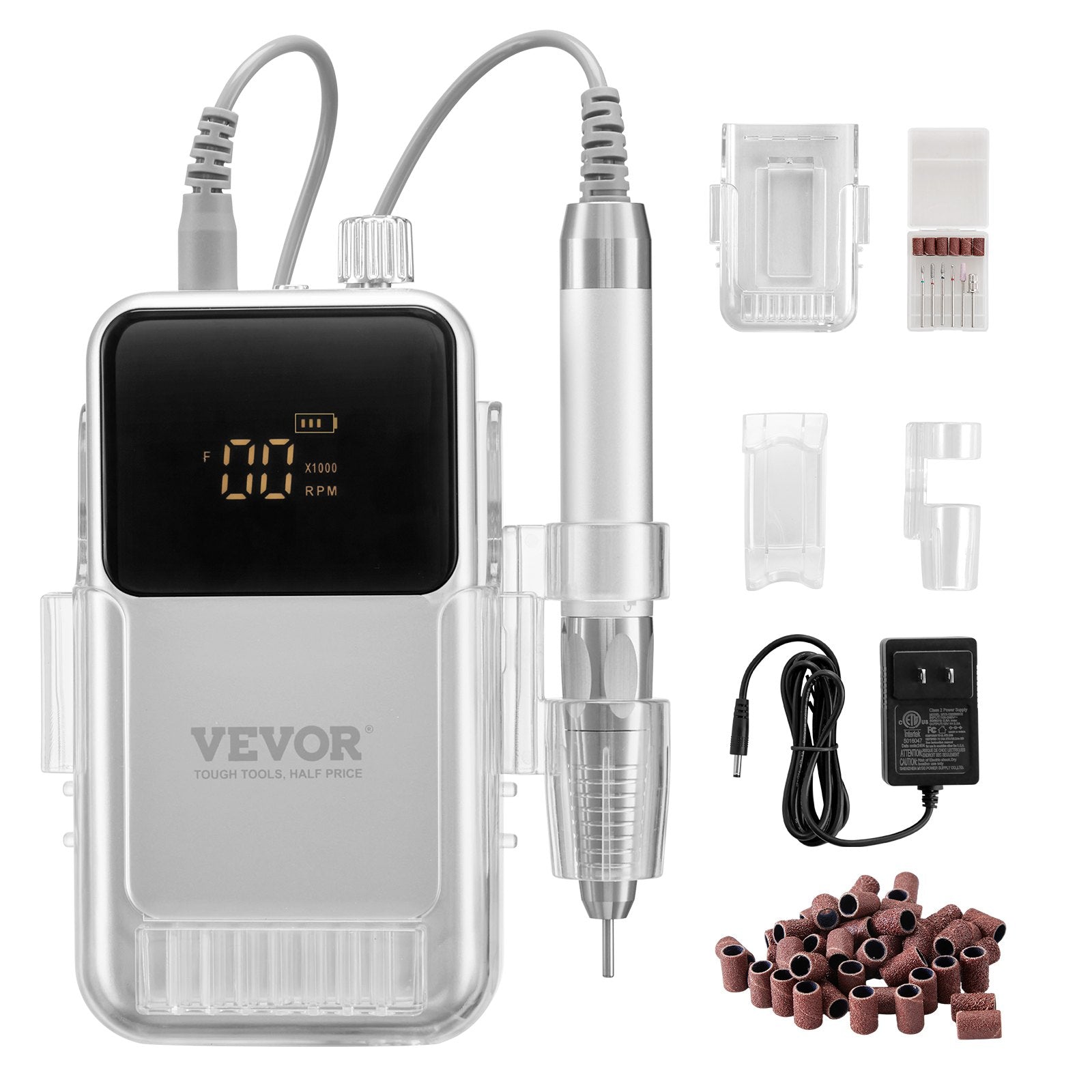 Elektrinė nagų dildė VEVOR SN360S, 35000 RPM
