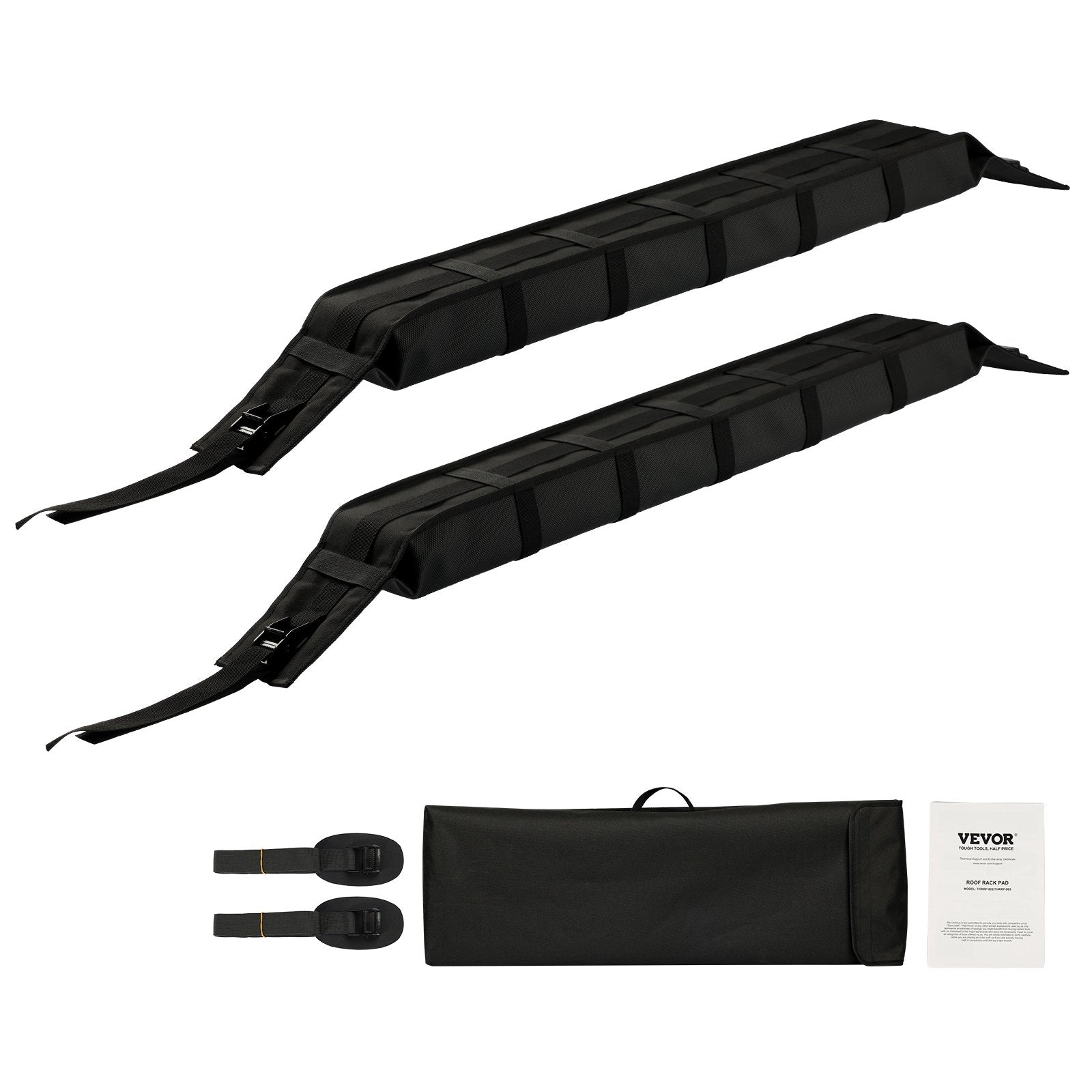 Minkštos stogo bagažinės pagalvėlės VEVOR SR03, 80 kg keliamoji galia
