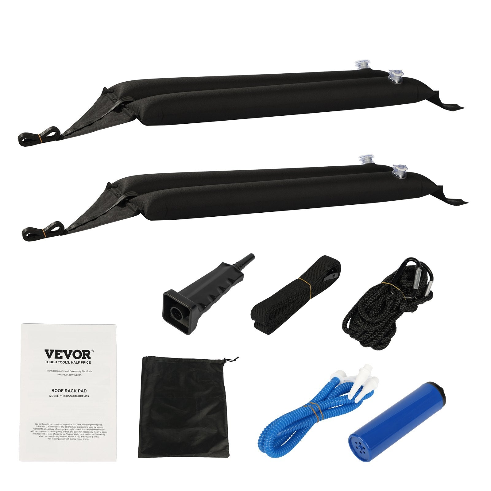 Pripučiama stogo bagažinė VEVOR THRRP-002, 40 kg keliamoji galia