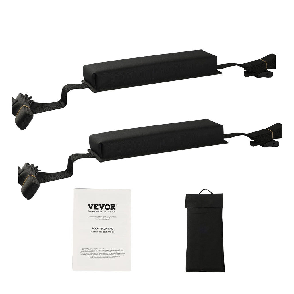 Minkštos stogo bagažinės pagalvėlės VEVOR SR02, 80 kg apkrova
