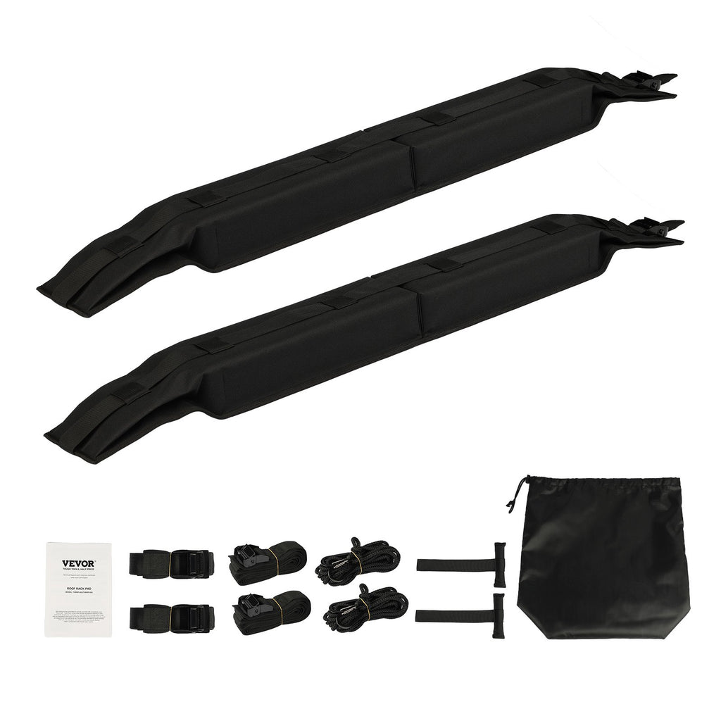Minkštos stogo bagažinės pagalvėlės VEVOR SR01, 80 kg keliamoji galia
