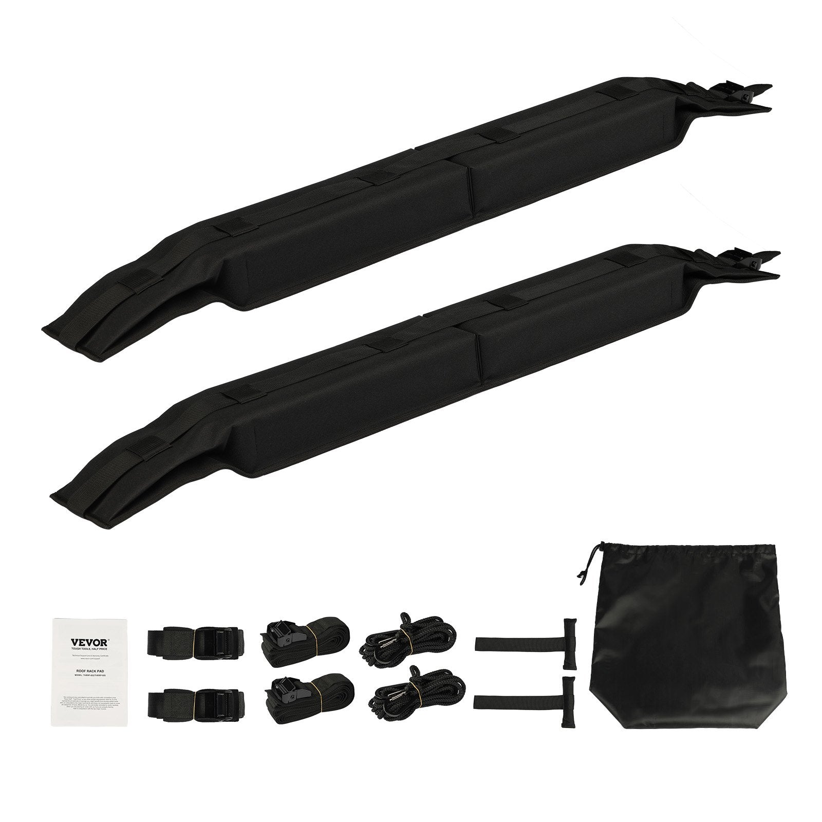 Minkštos stogo bagažinės pagalvėlės VEVOR SR01, 80 kg keliamoji galia
