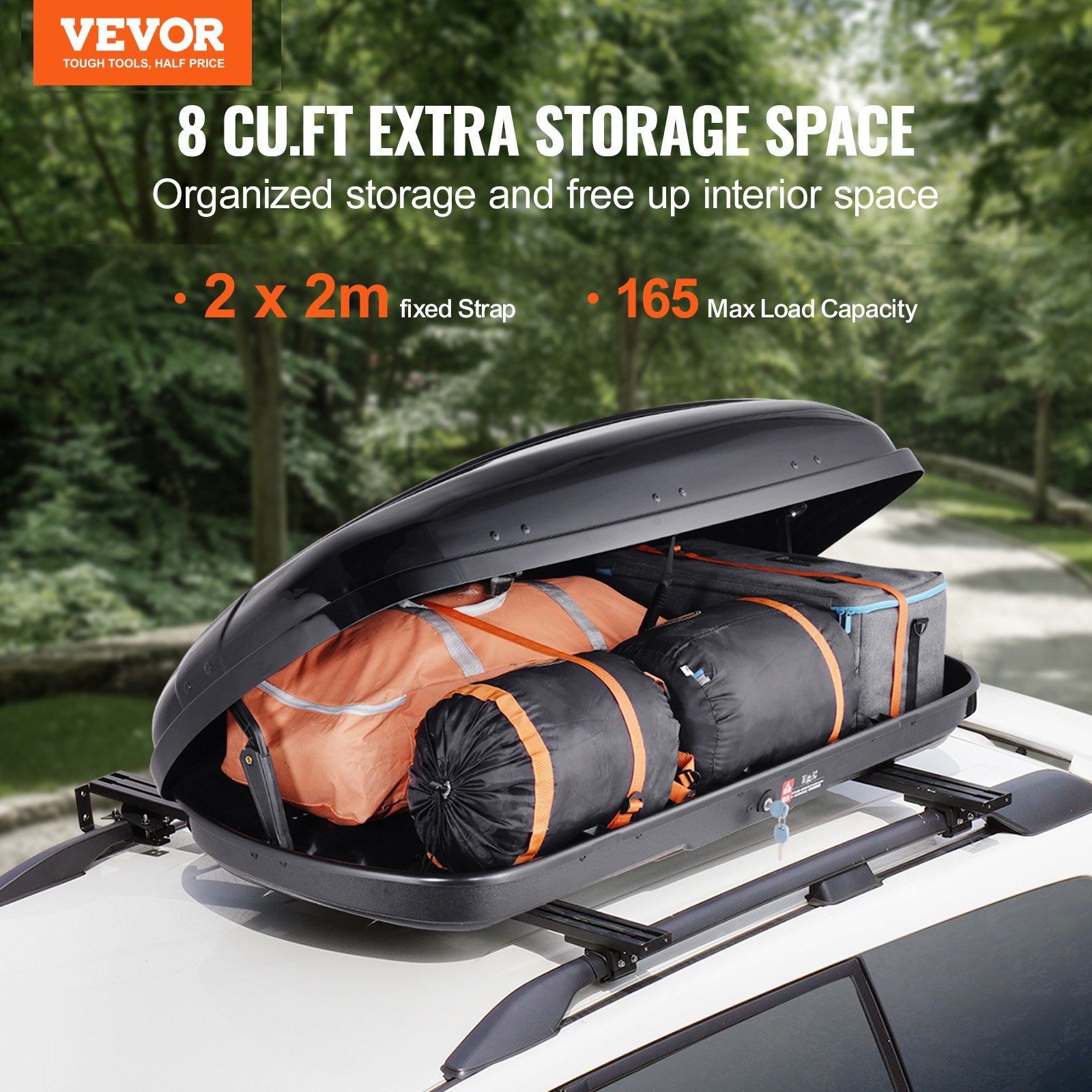 Stogo bagažinė VEVOR WP3005, 220 l