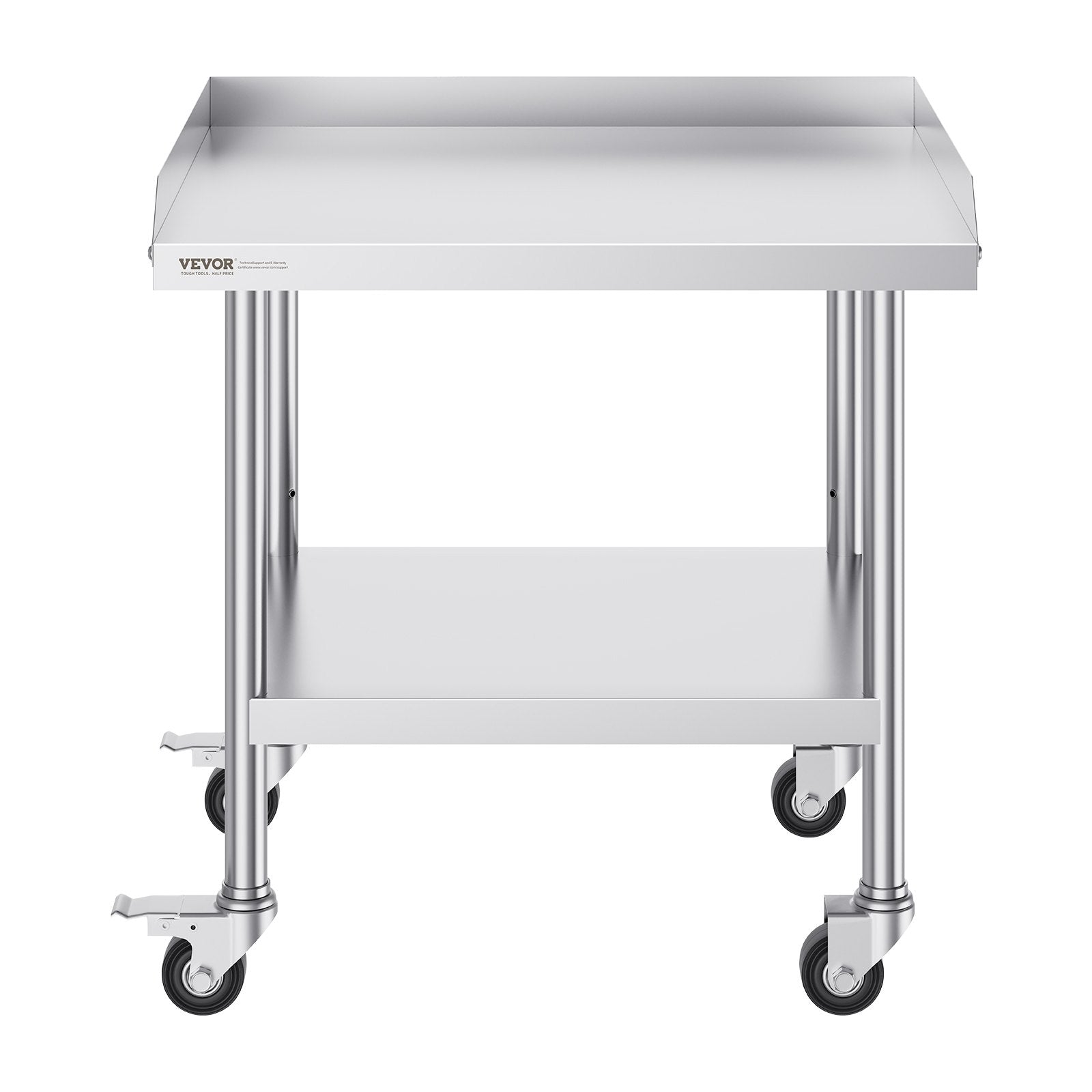 Nerūdijančio plieno darbo stalas VEVOR SKT710*610J, 61x71,1 cm