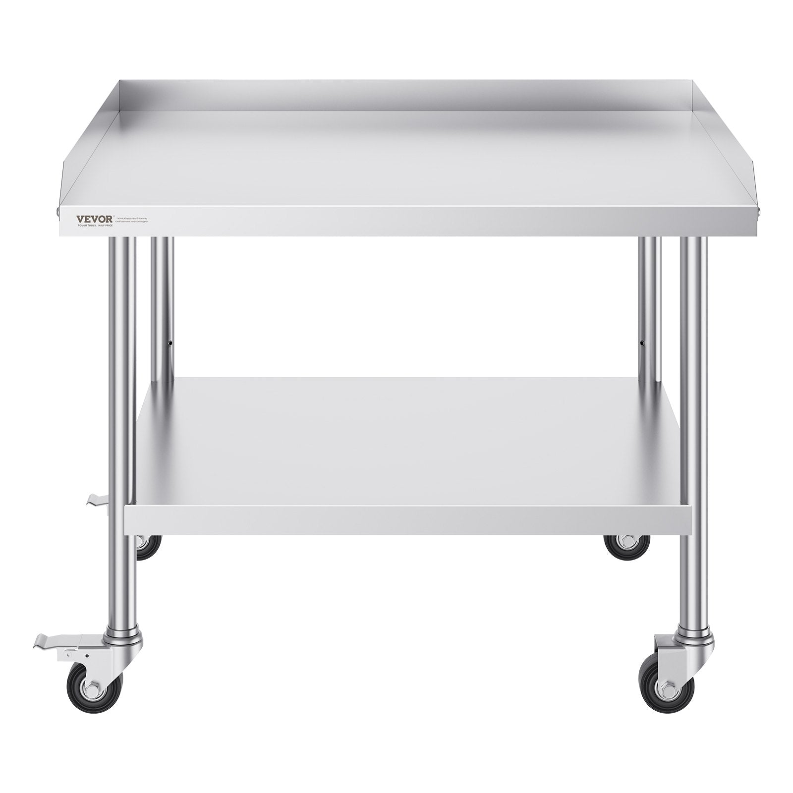 Nerūdijančio plieno darbo stalas VEVOR SKT910*760J, 76,2x91,4 cm