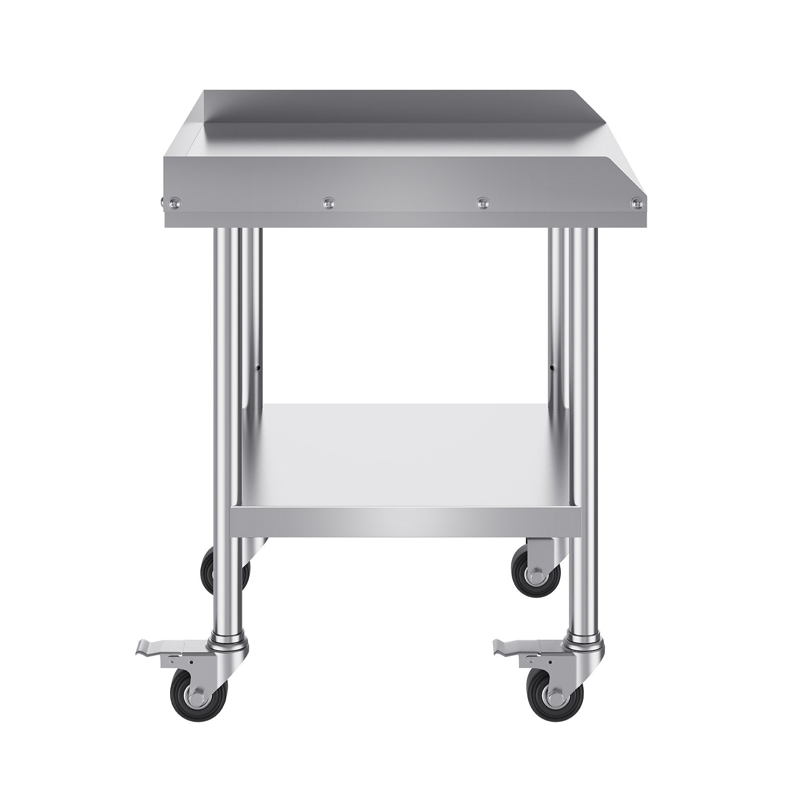 Nerūdijančio plieno darbo stalas VEVOR SKT610*610J, 61x61 cm