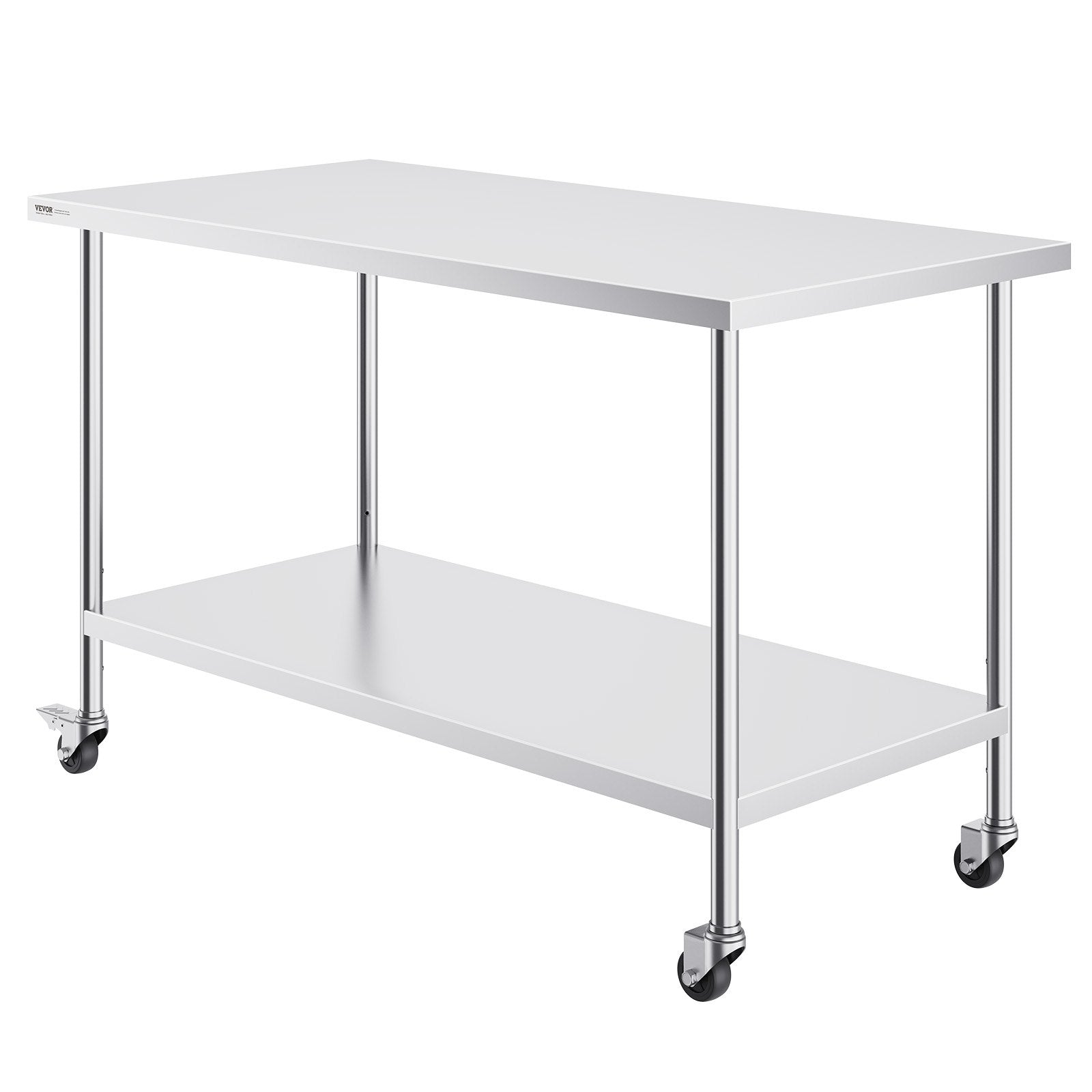 Nerūdijančio plieno darbo stalas VEVOR HETG-30*60, 762 x 1524 mm