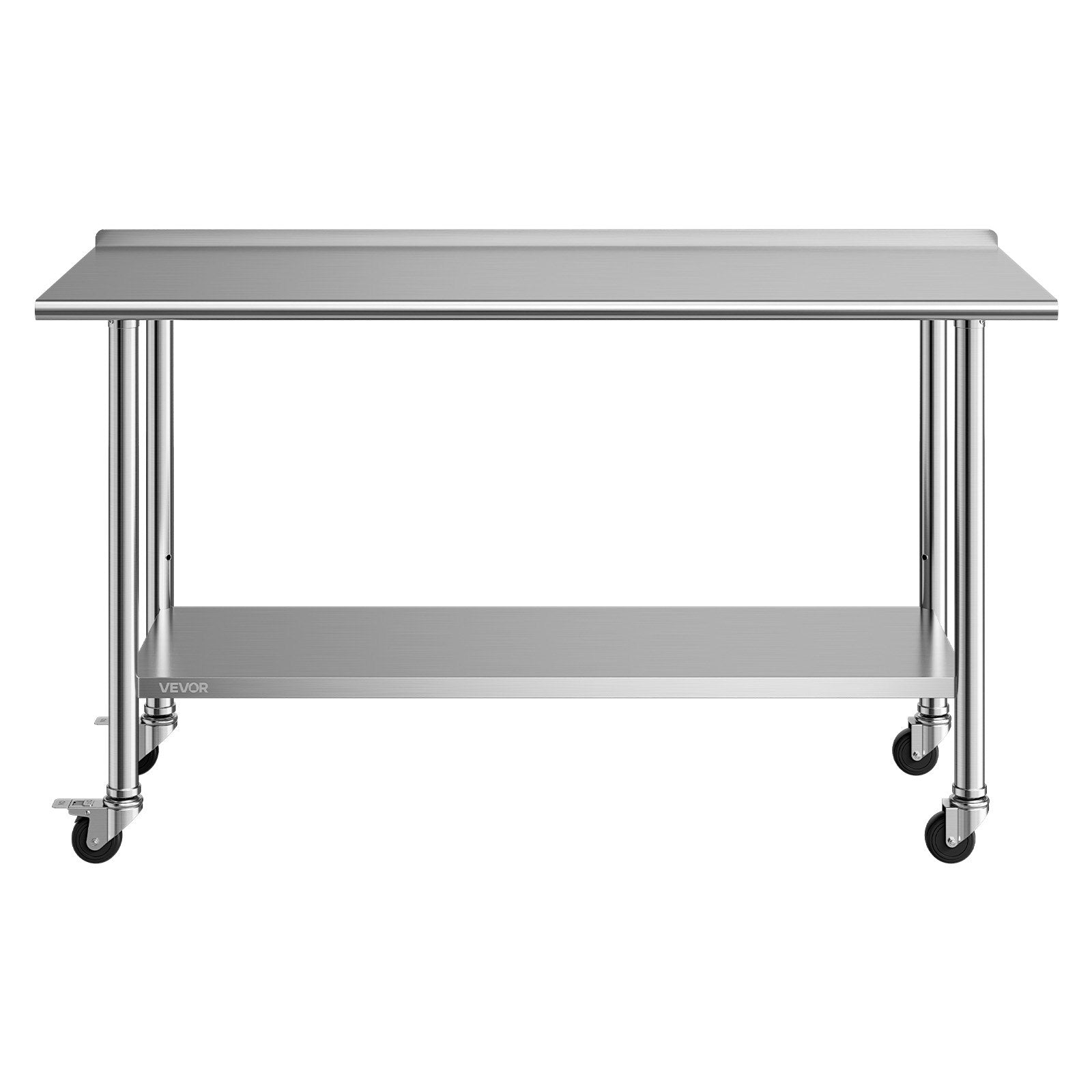 Nerūdijančio plieno darbo stalas VEVOR YH2-J-D-60, 61x152 cm