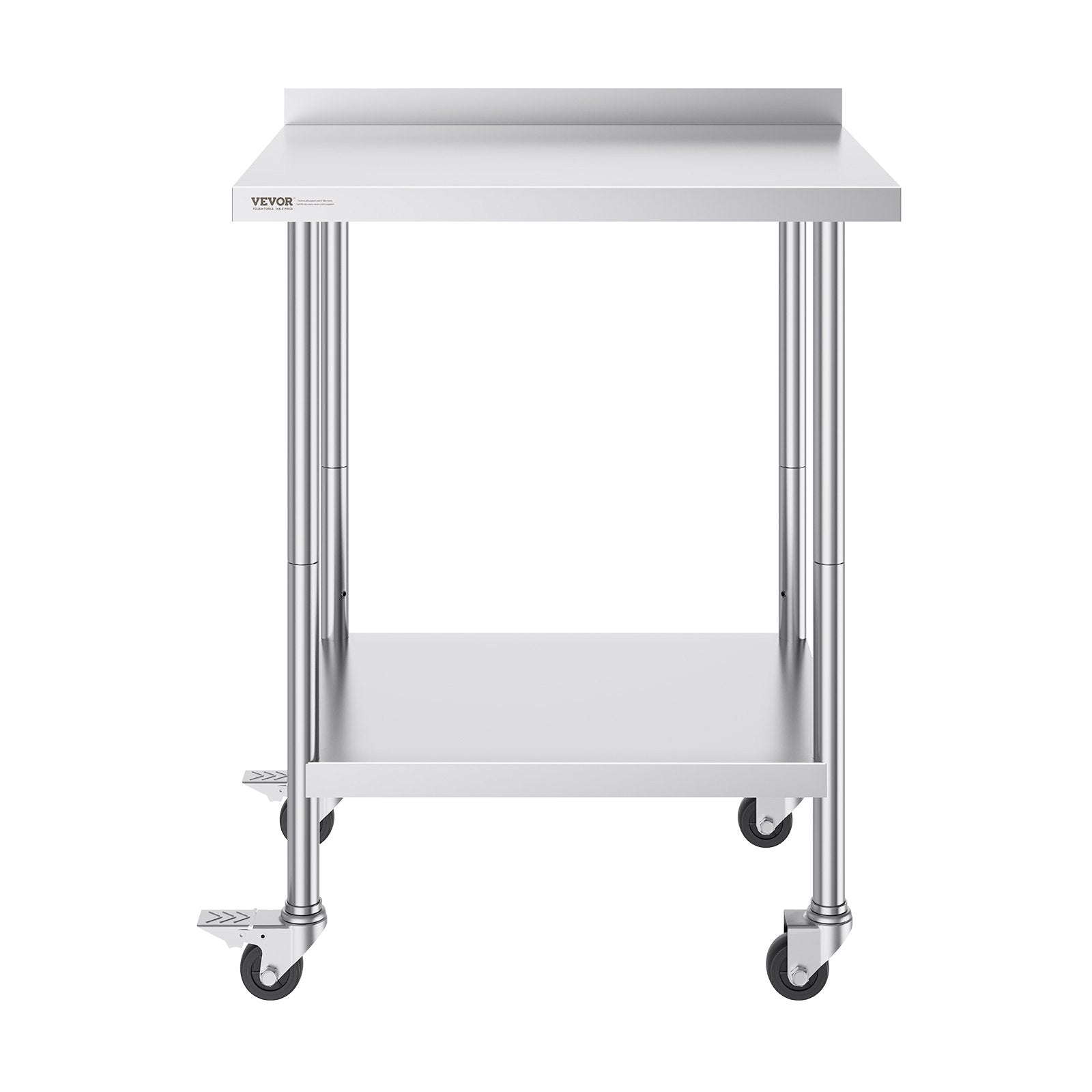 Nerūdijančio plieno darbo stalas VEVOR HETG-24*30-L, 61x76 cm
