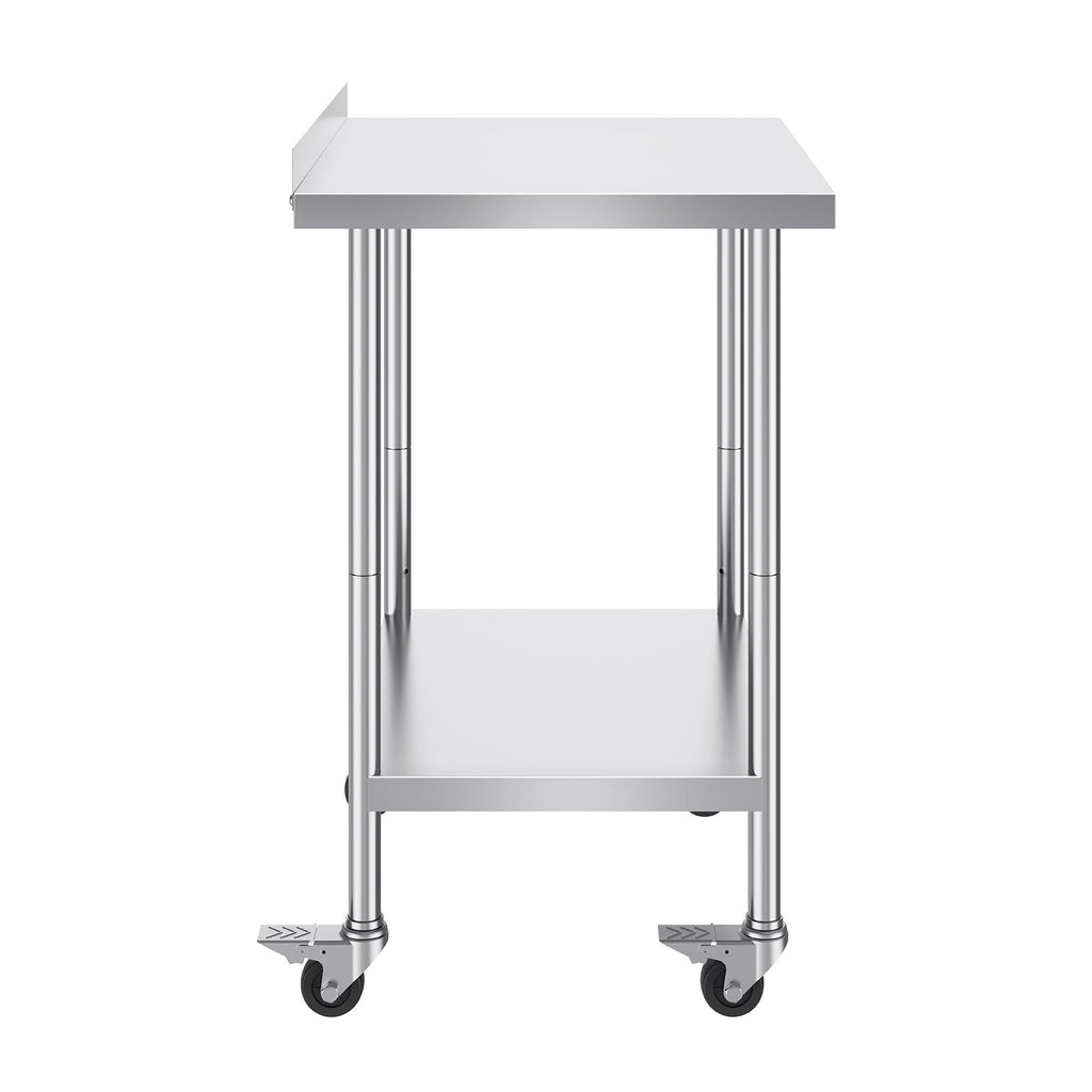Nerūdijančio plieno darbo stalas VEVOR HETG-24*30-L, 61x76 cm