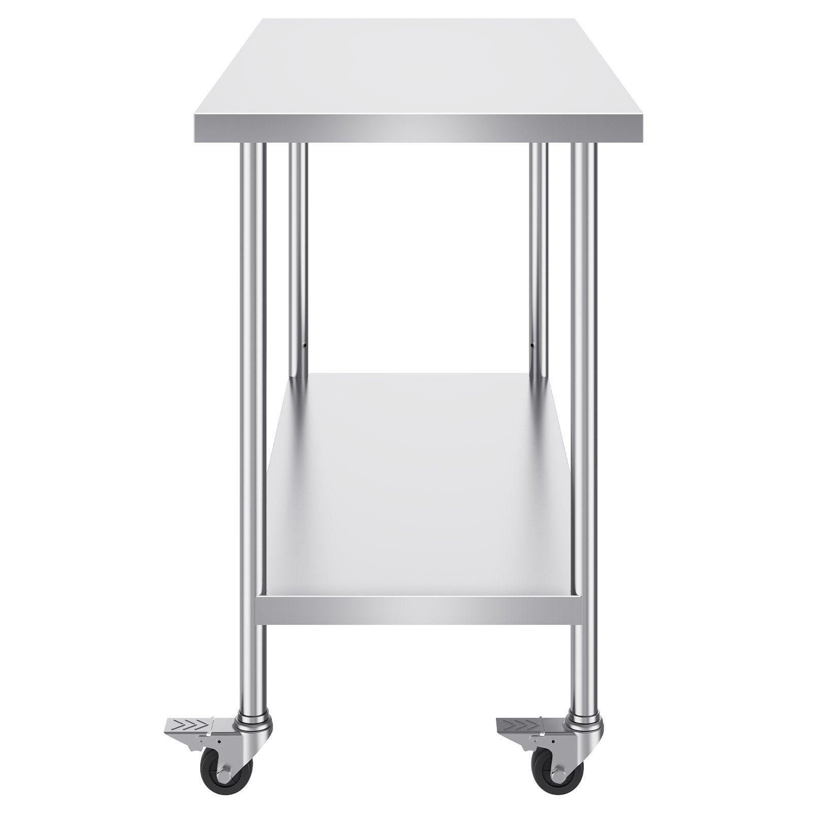 Nerūdijančio plieno darbo stalas VEVOR HETG-30*48, 762 x 1219 mm
