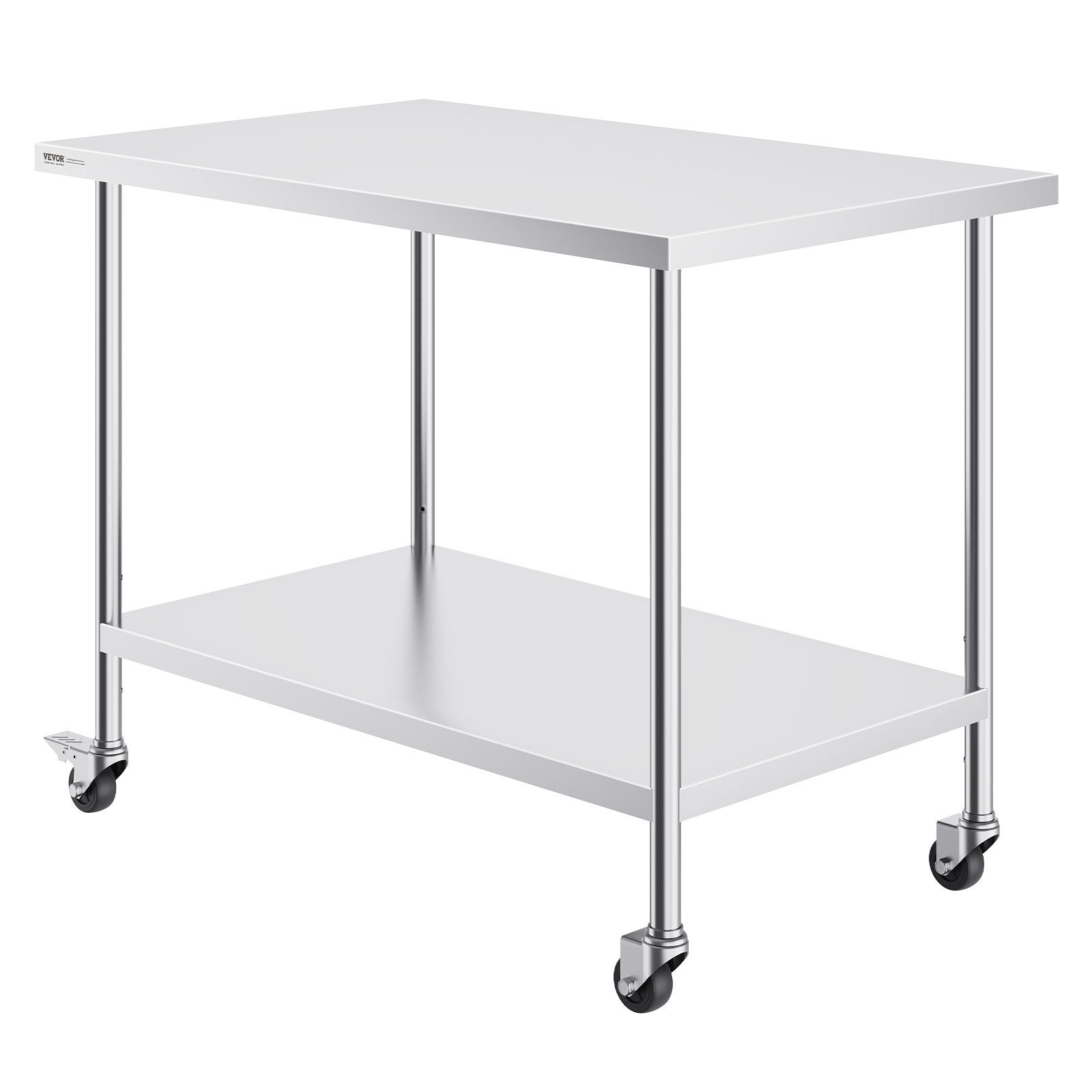 Nerūdijančio plieno darbo stalas VEVOR HETG-30*48, 762 x 1219 mm