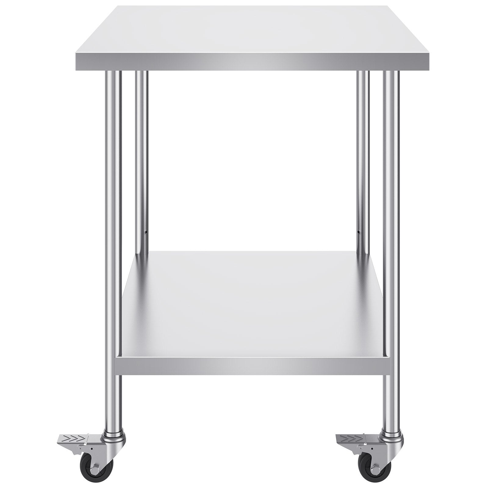Nerūdijančio plieno darbo stalas VEVOR GZT760*455J, 762 x 457 mm