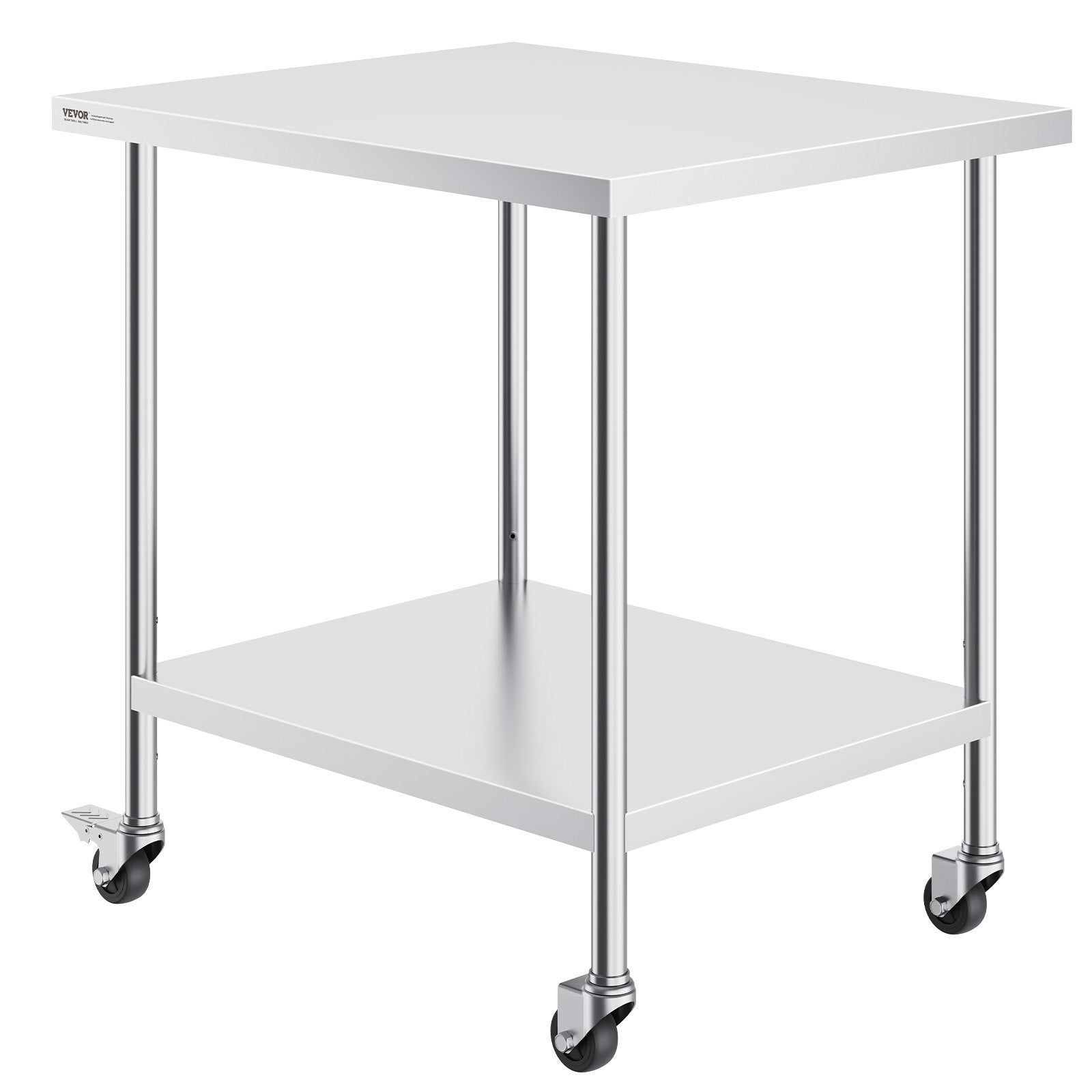 Nerūdijančio plieno darbo stalas VEVOR GZT760*455J, 762 x 457 mm