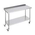 Nerūdijančio plieno darbo stalas VEVOR HETG-24*60-L, 152 x 61 cm