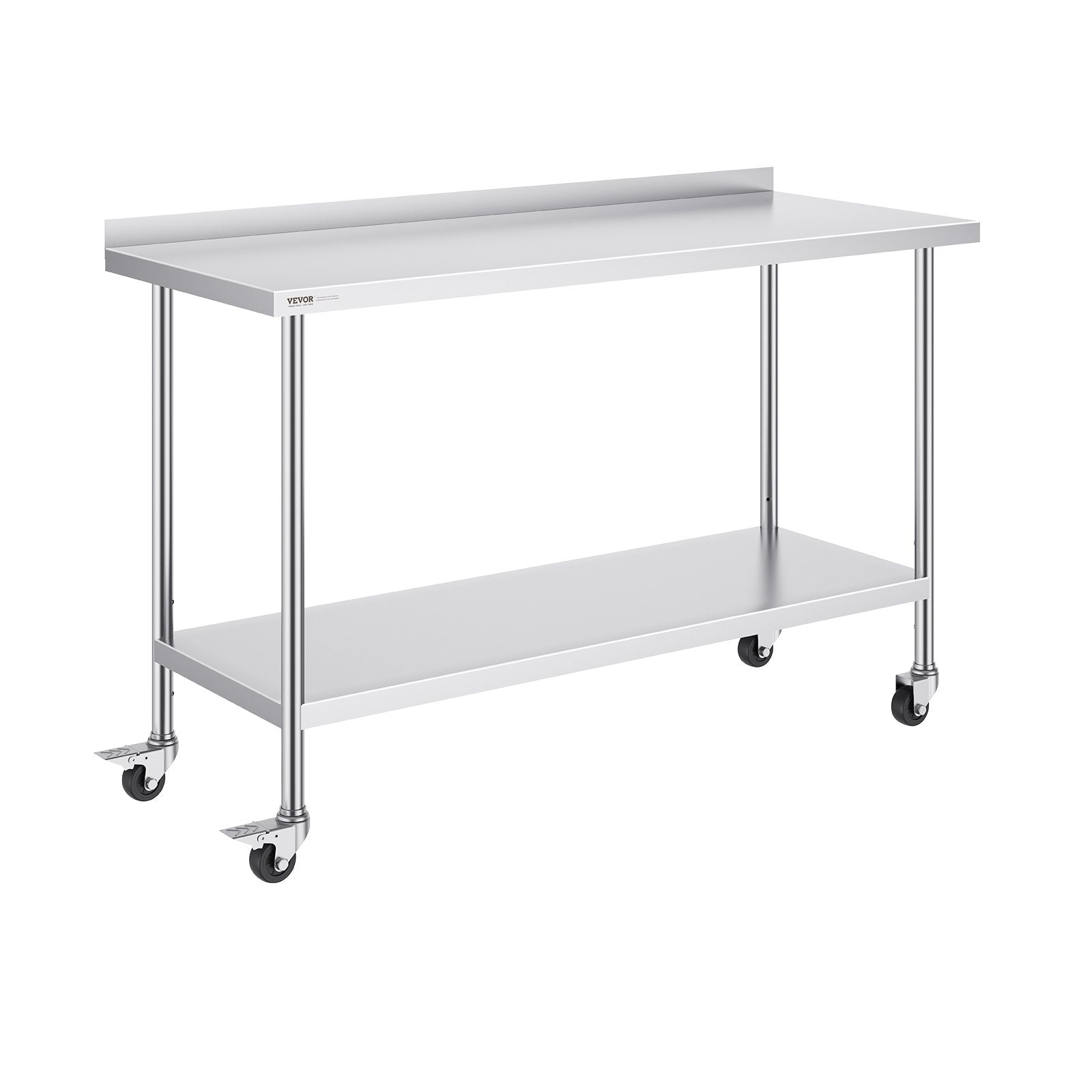 Nerūdijančio plieno darbo stalas VEVOR HETG-24*60-L, 152 x 61 cm