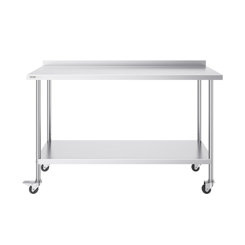 Nerūdijančio plieno darbo stalas VEVOR HETG-24*60-L, 152 x 61 cm