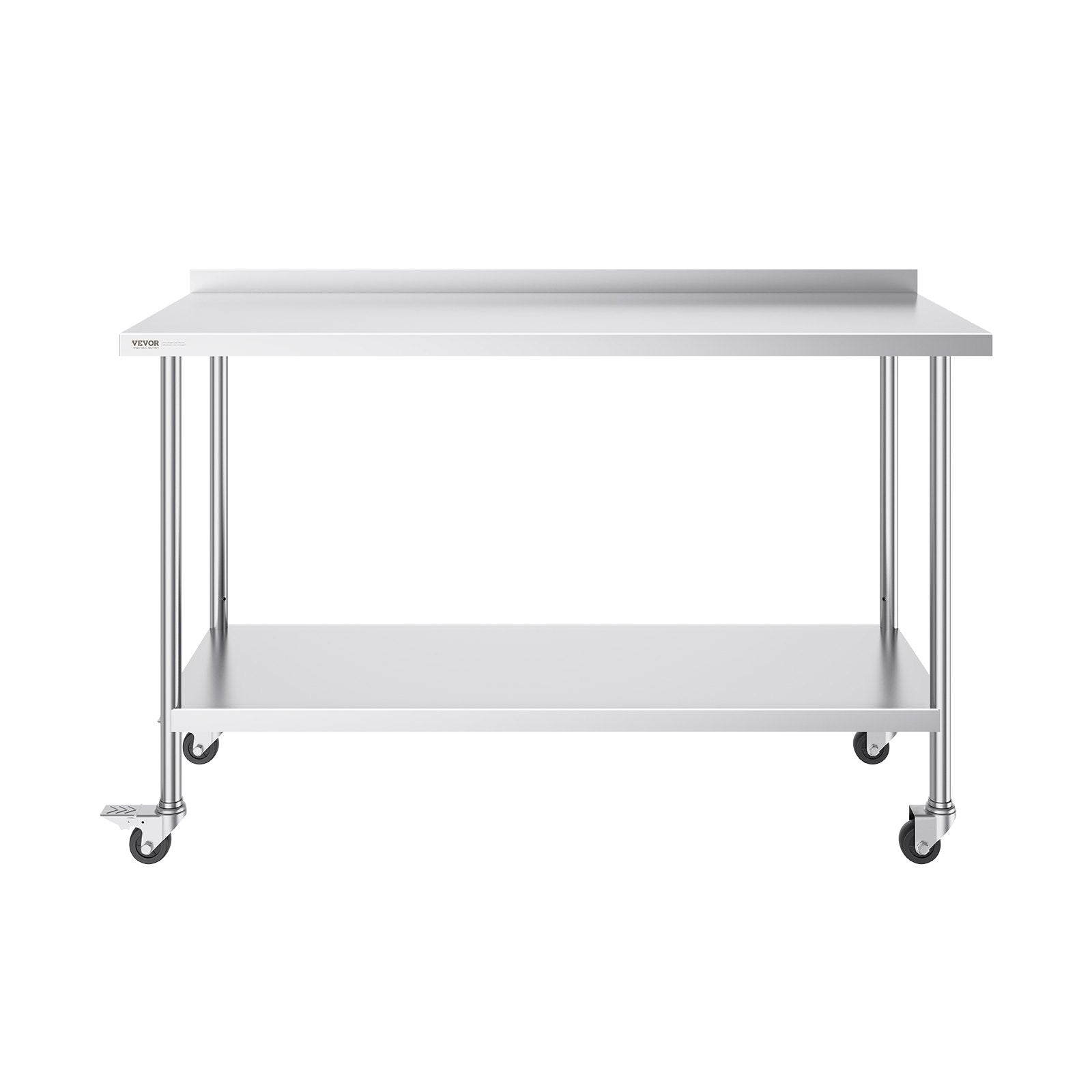 Nerūdijančio plieno darbo stalas VEVOR HETG-24*60-L, 152 x 61 cm