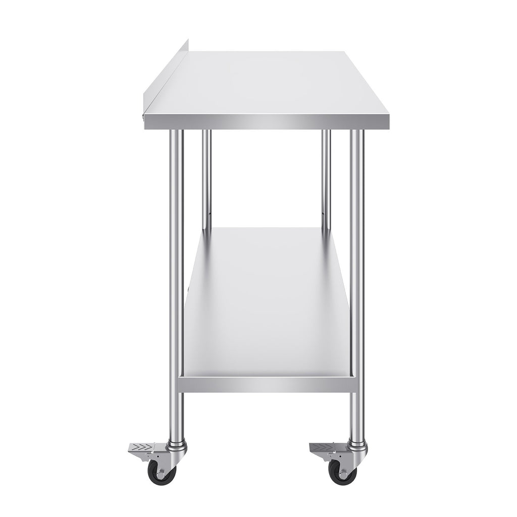 Nerūdijančio plieno darbo stalas VEVOR HETG-24*60-L, 152 x 61 cm