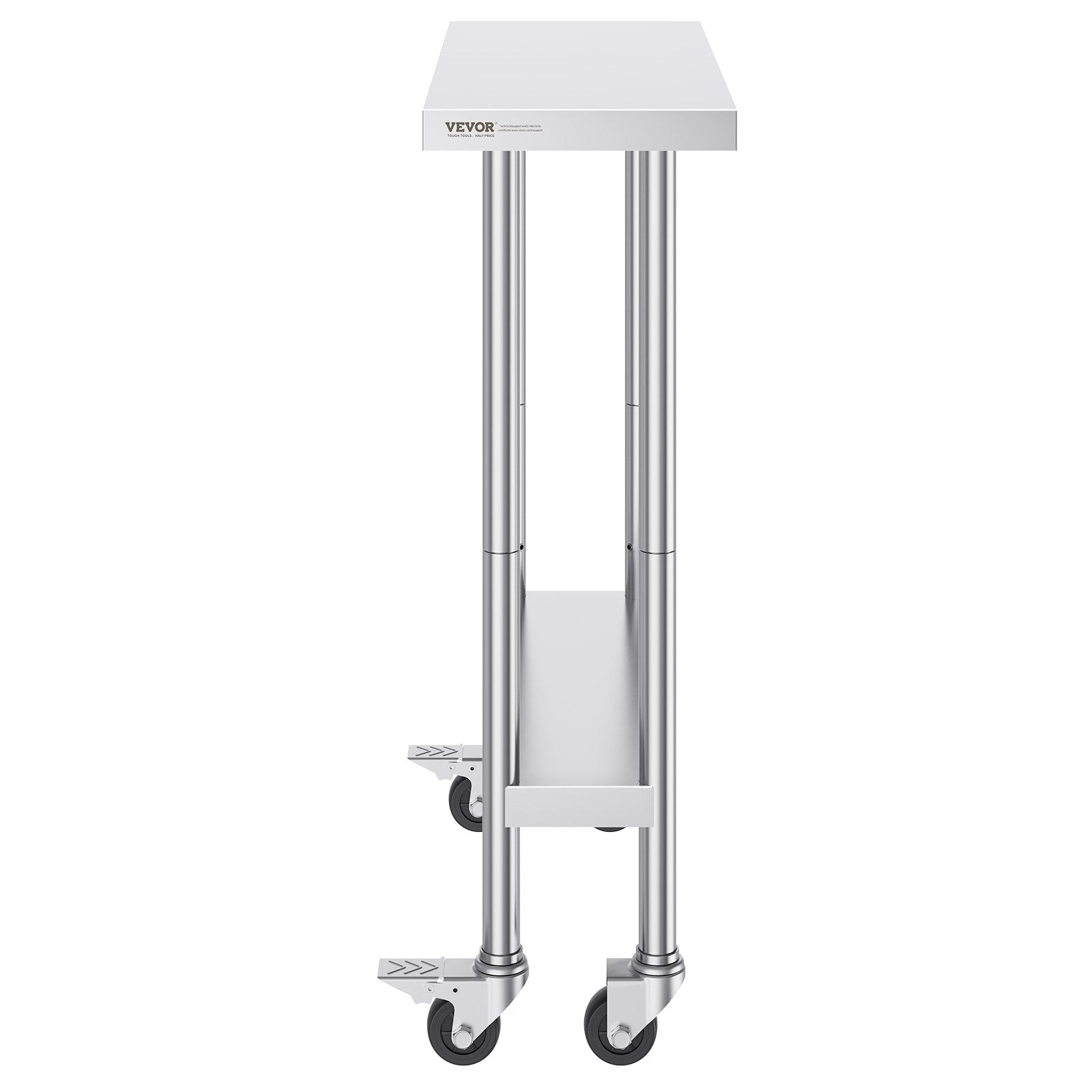 Nerūdijančio plieno darbo stalas VEVOR HETG-30*12, 762 x 305 mm