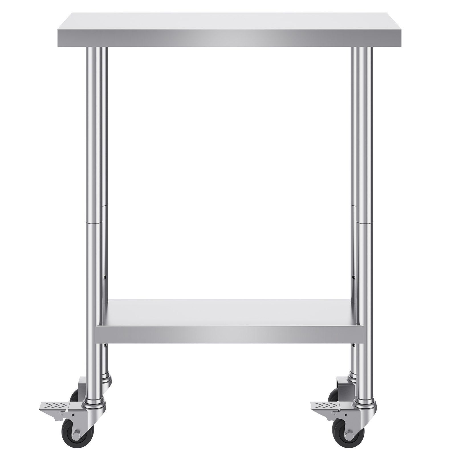 Nerūdijančio plieno darbo stalas VEVOR HETG-30*12, 762 x 305 mm