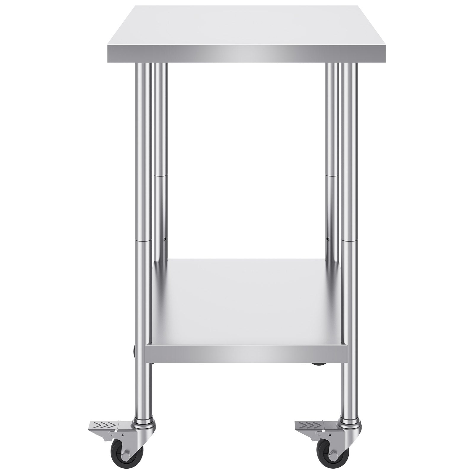 Nerūdijančio plieno darbo stalas VEVOR HETG-24*30, 610 x 762 mm