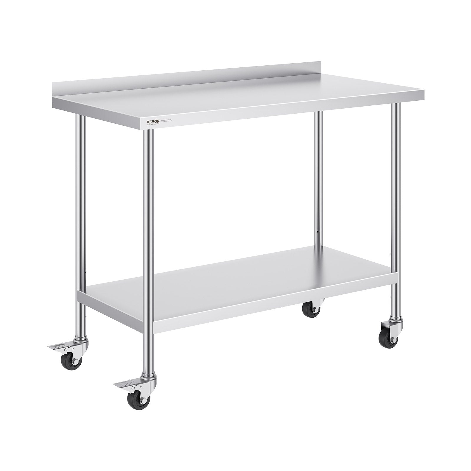 Nerūdijančio plieno darbo stalas VEVOR HETG-24*48-L, 610 x 1219 mm