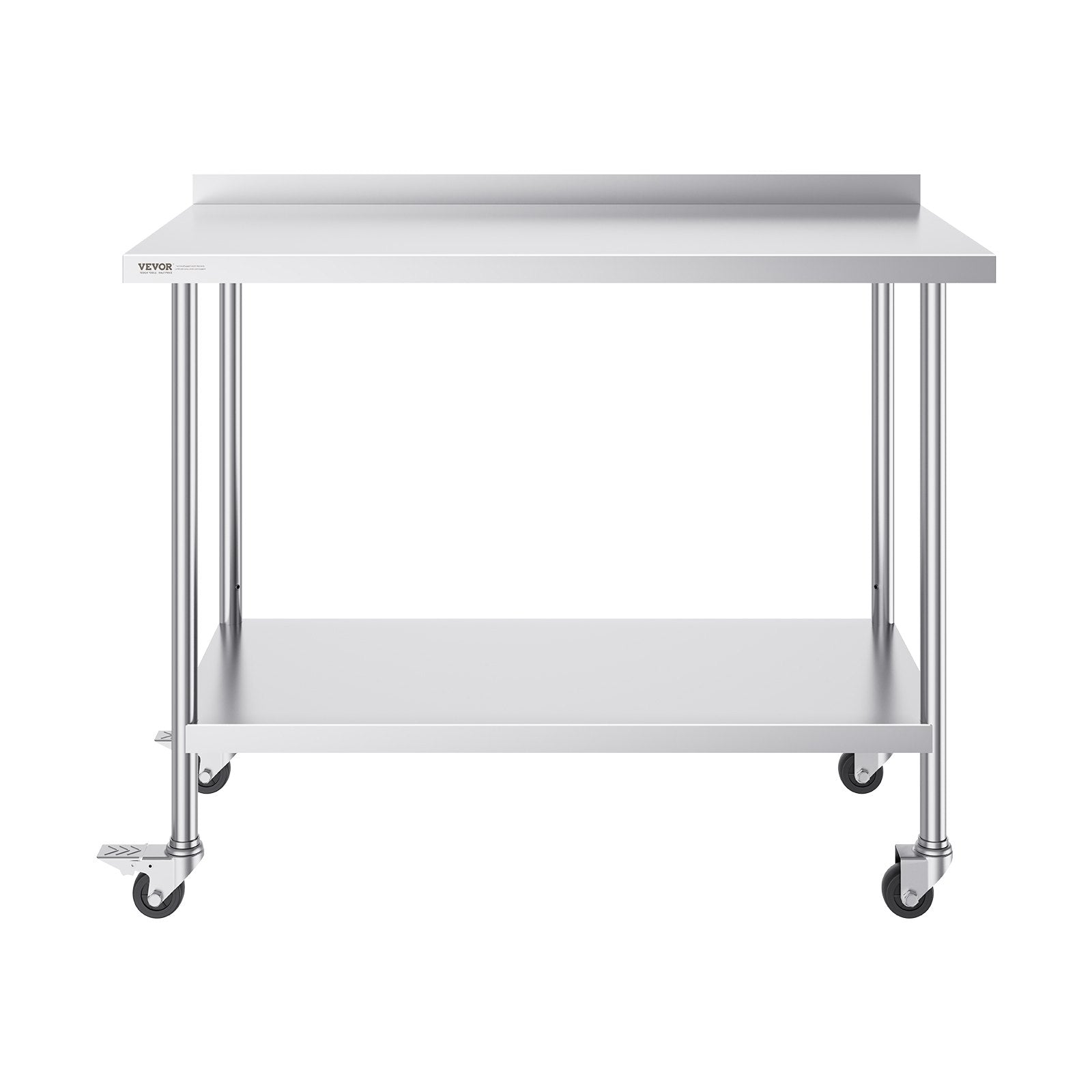Nerūdijančio plieno darbo stalas VEVOR HETG-24*48-L, 610 x 1219 mm