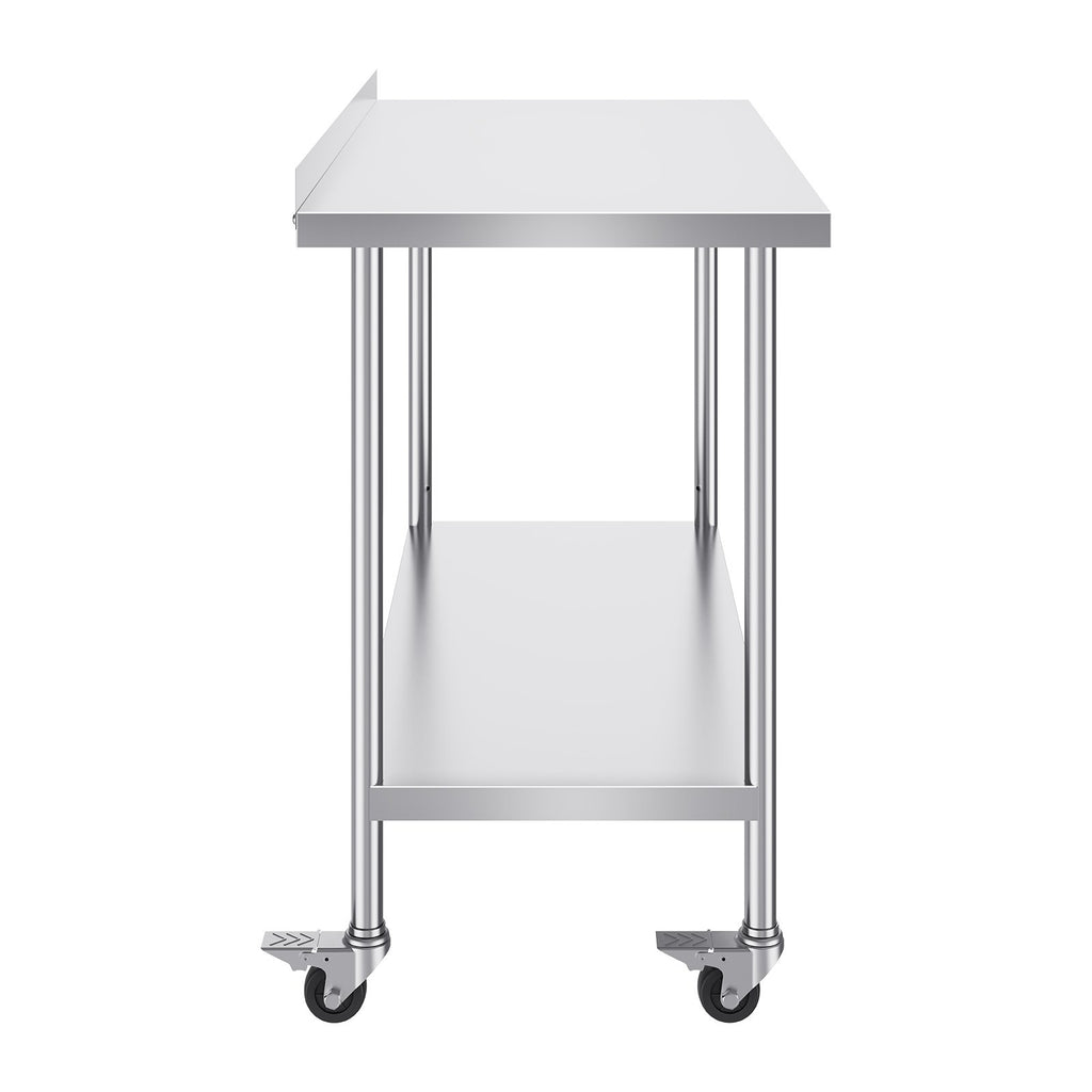 Nerūdijančio plieno darbo stalas VEVOR HETG-24*48-L, 610 x 1219 mm