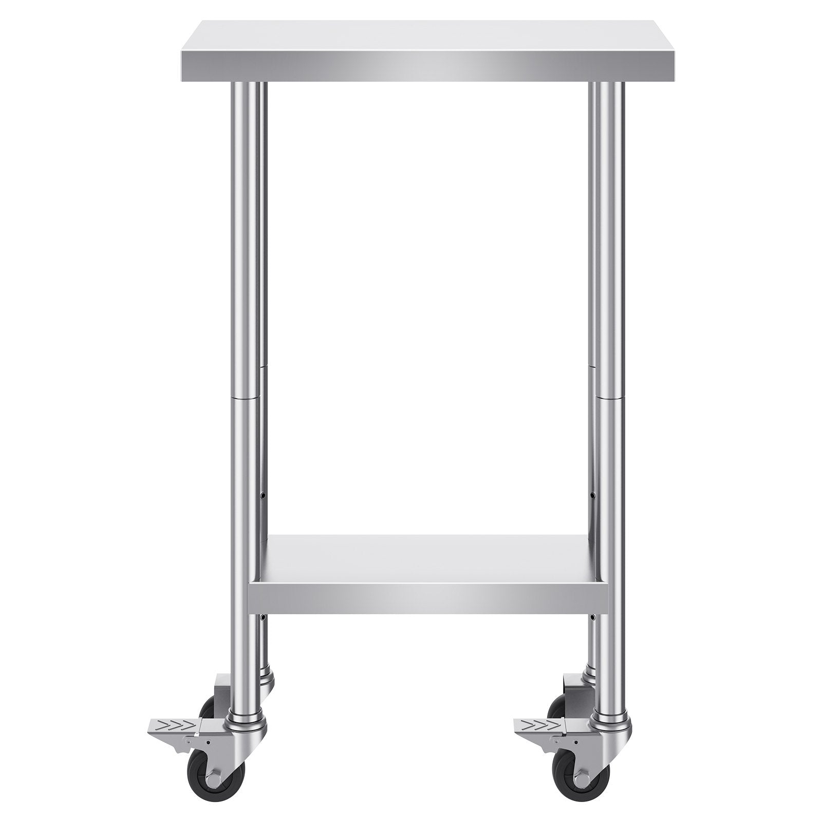 Nerūdijančio plieno darbo stalas VEVOR HETG-24*12, 610 x 350 mm