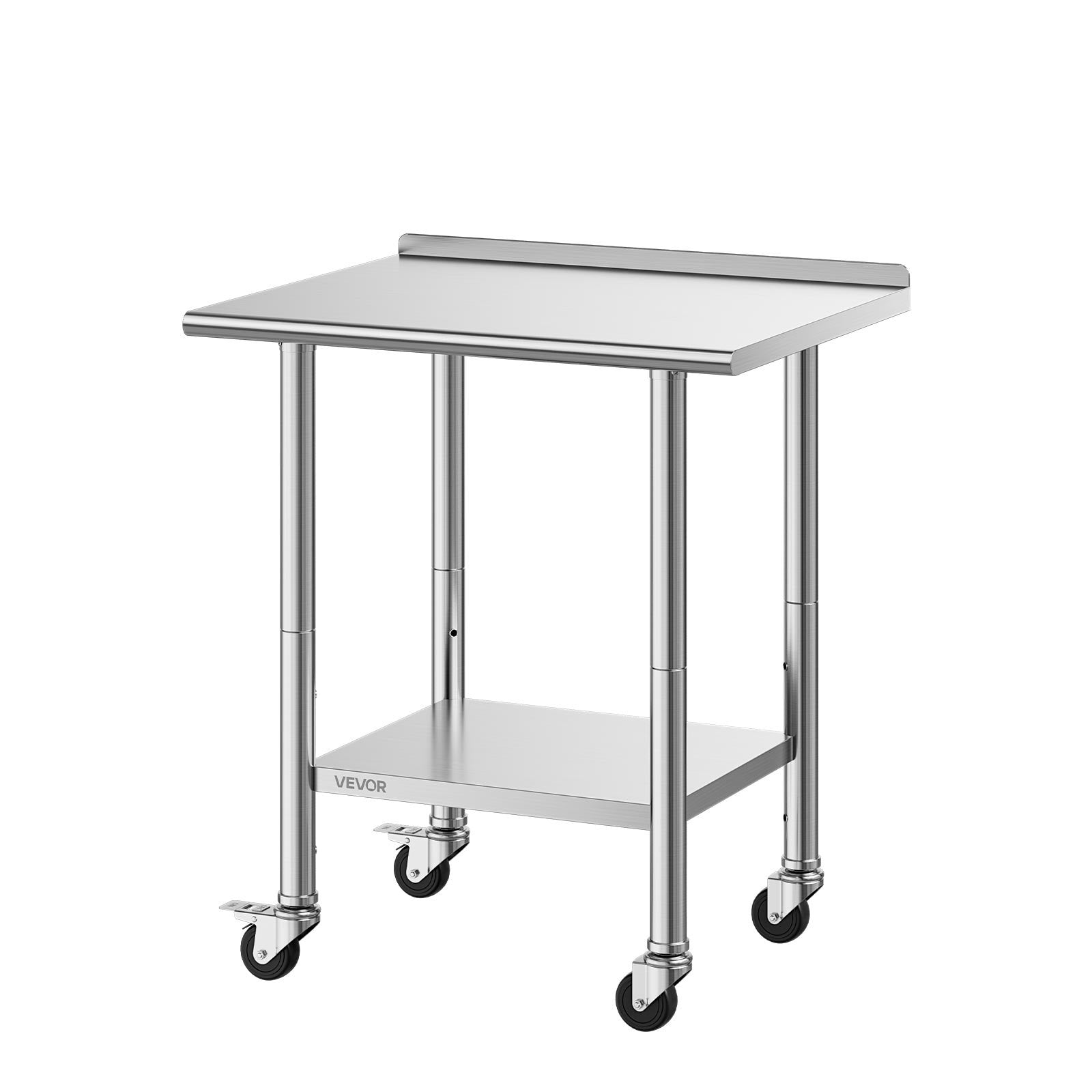 Nerūdijančio plieno darbo stalas VEVOR YH2-J-D-30, 61x76 cm