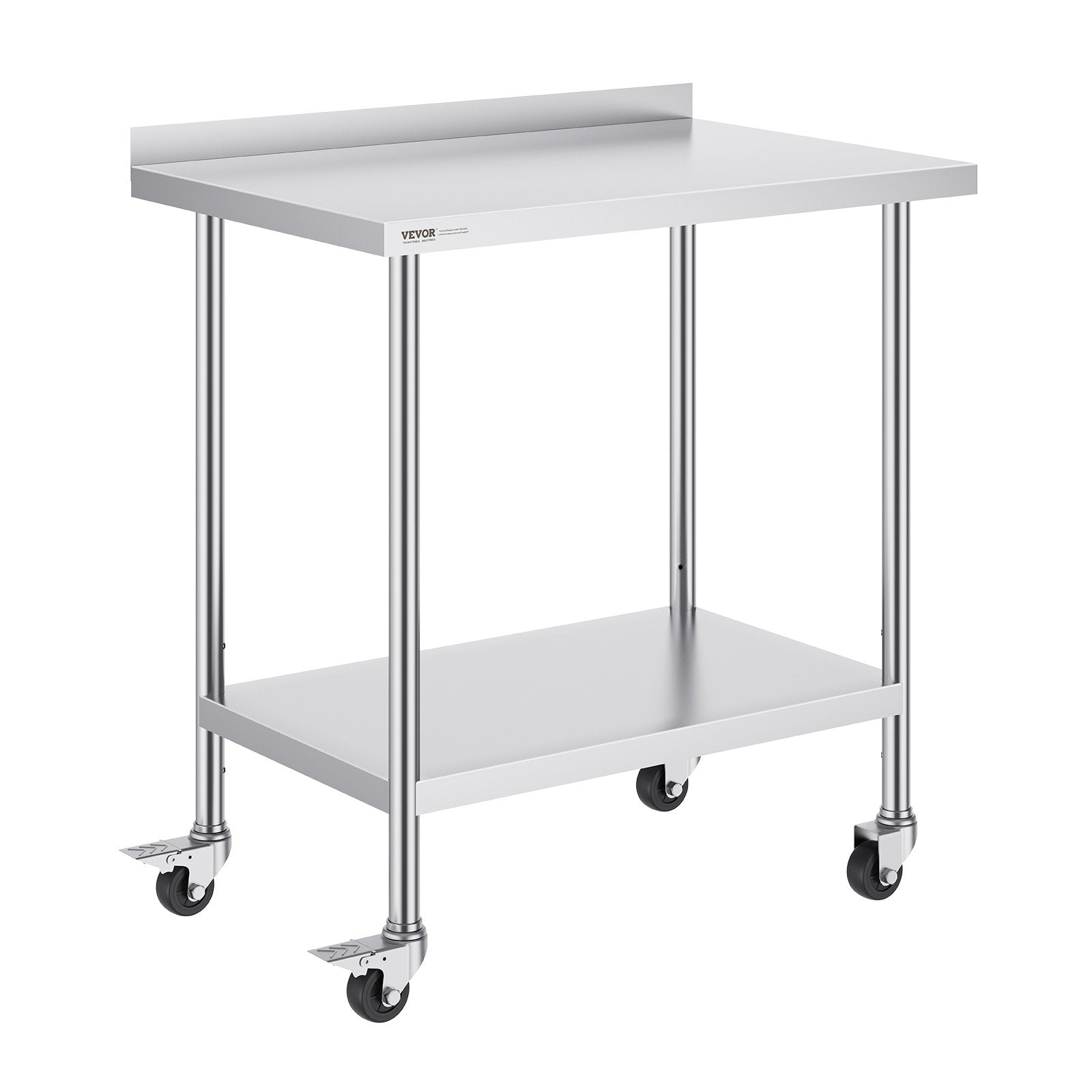 Nerūdijančio plieno darbo stalas VEVOR HETG-24*36-L, 610 x 914 mm