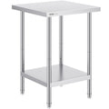 Nerūdijančio plieno paruošimo stalas VEVOR GZT610*610T, 610 x 610 x 864 mm