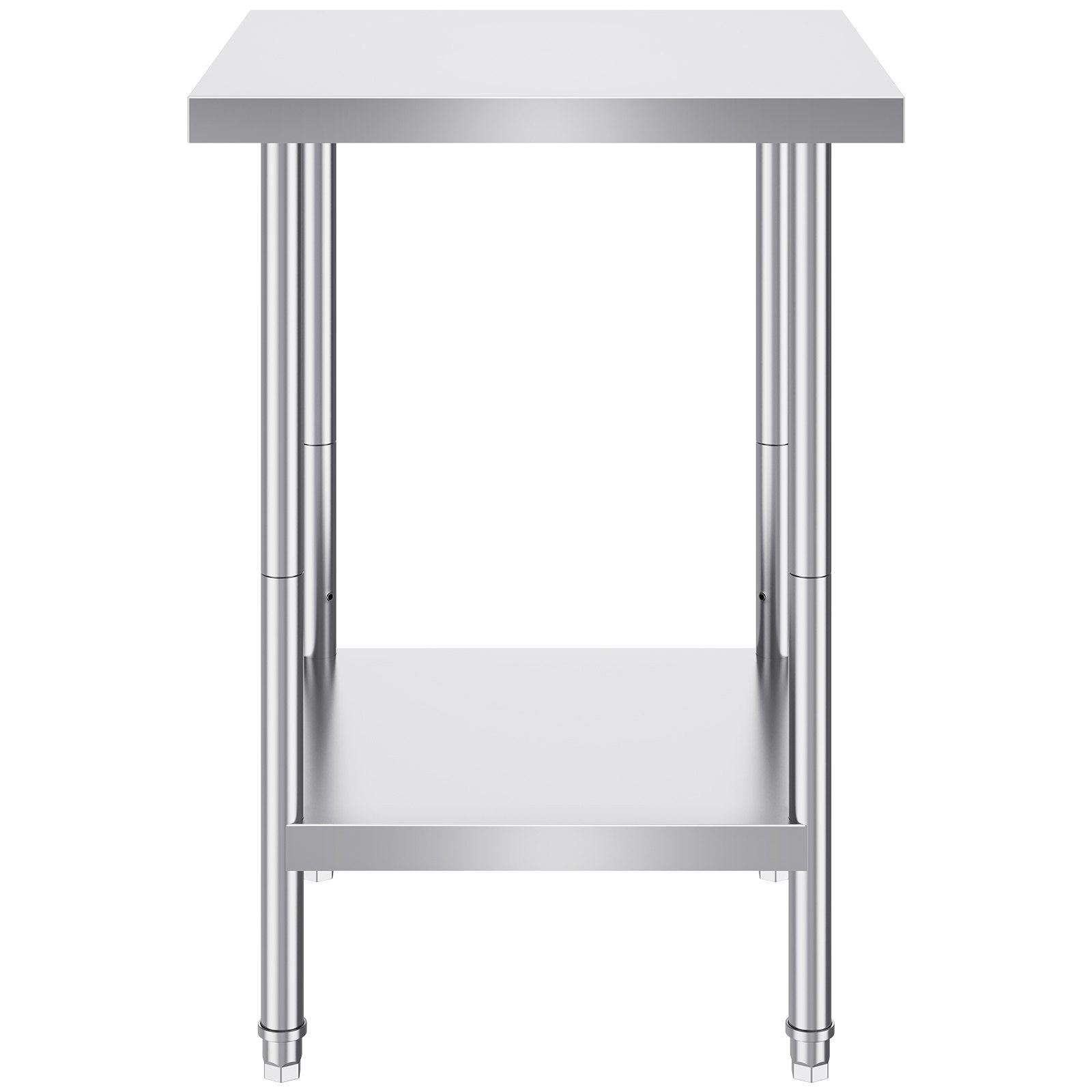 Nerūdijančio plieno paruošimo stalas VEVOR GZT610*610T, 610 x 610 x 864 mm