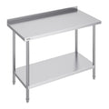 Nerūdijančio plieno darbo stalas VEVOR HET-24*48-L, 610 x 1219 mm