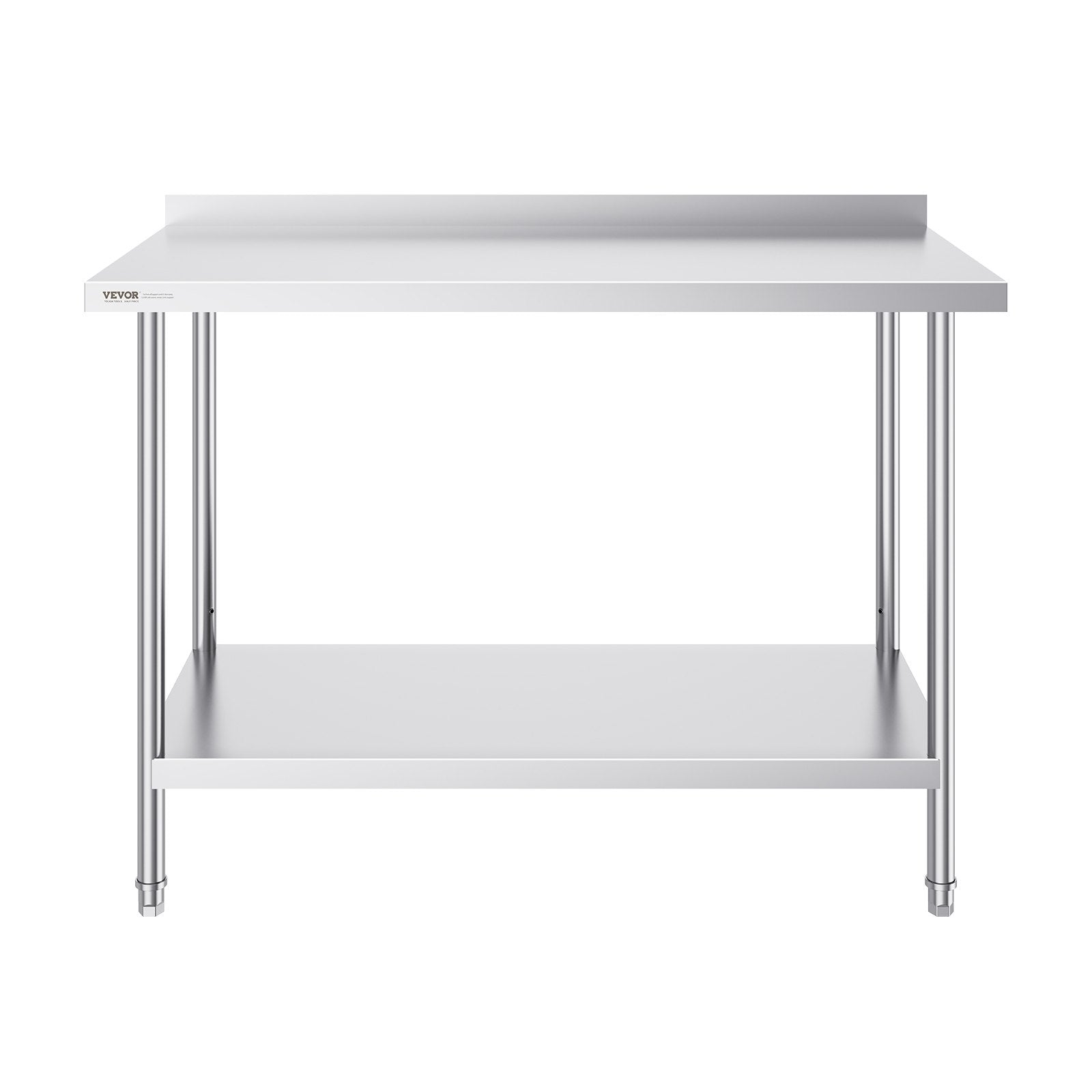 Nerūdijančio plieno darbo stalas VEVOR HET-24*48-L, 610 x 1219 mm