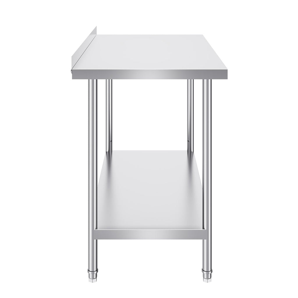 Nerūdijančio plieno darbo stalas VEVOR HET-24*48-L, 610 x 1219 mm