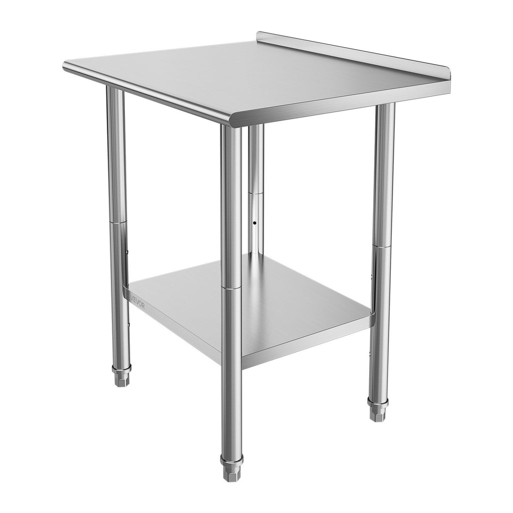 Nerūdijančio plieno darbo stalas VEVOR YH2-D-30, 61x76 cm