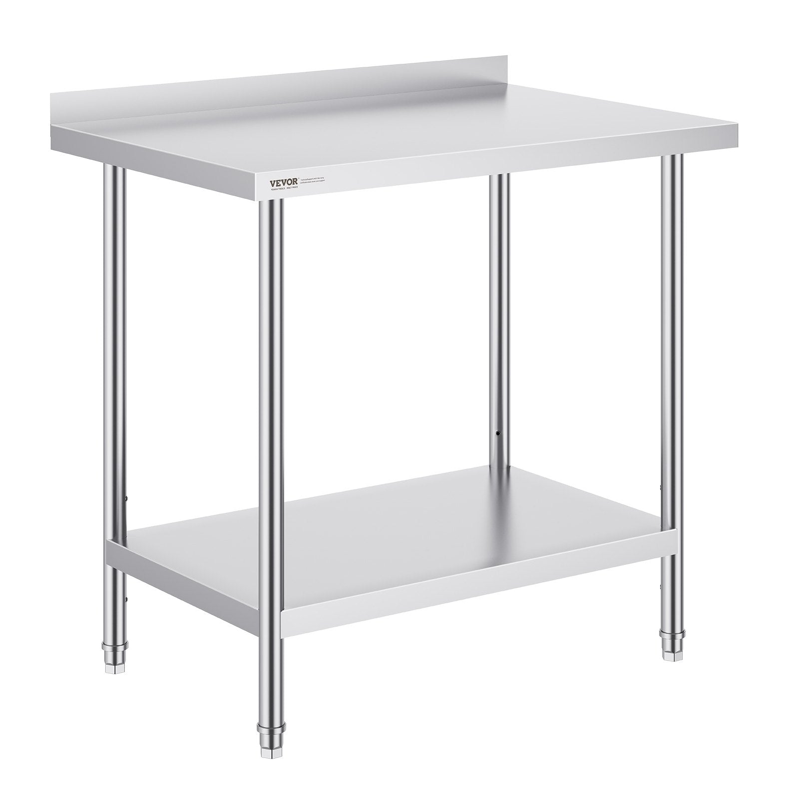 Nerūdijančio plieno darbo stalas VEVOR HET-24*36-L, 610 x 914 mm