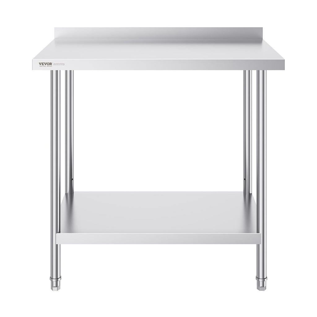 Nerūdijančio plieno darbo stalas VEVOR HET-24*36-L, 610 x 914 mm