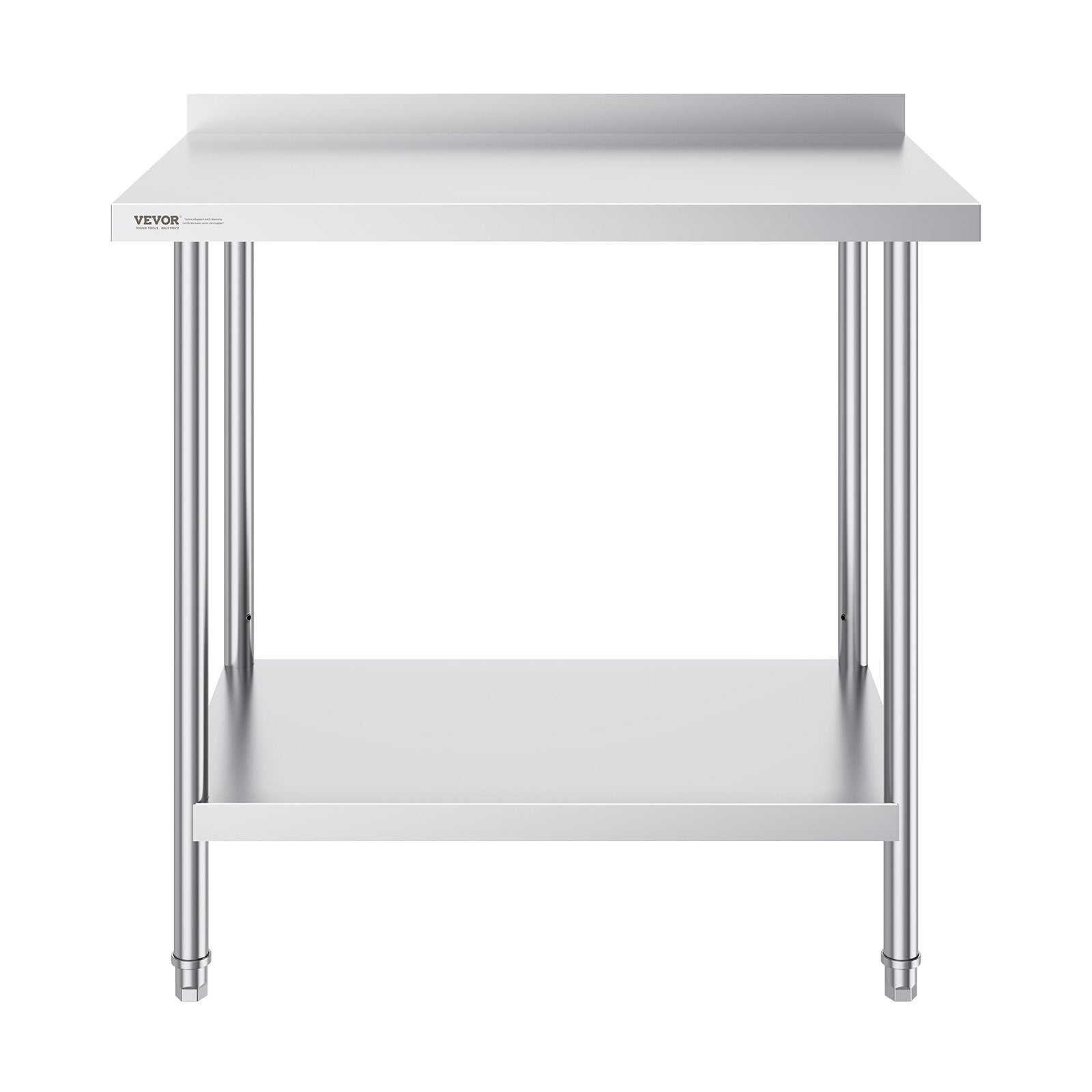 Nerūdijančio plieno darbo stalas VEVOR HET-24*36-L, 610 x 914 mm