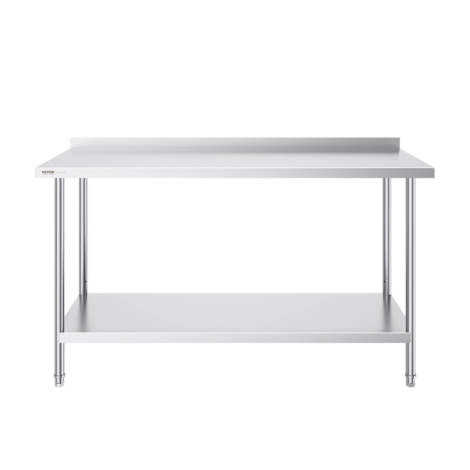 Nerūdijančio plieno darbo stalas VEVOR HET-24*60-L, 610x1524x914 mm