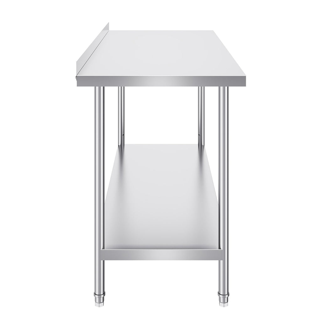 Nerūdijančio plieno darbo stalas VEVOR HET-24*60-L, 610x1524x914 mm